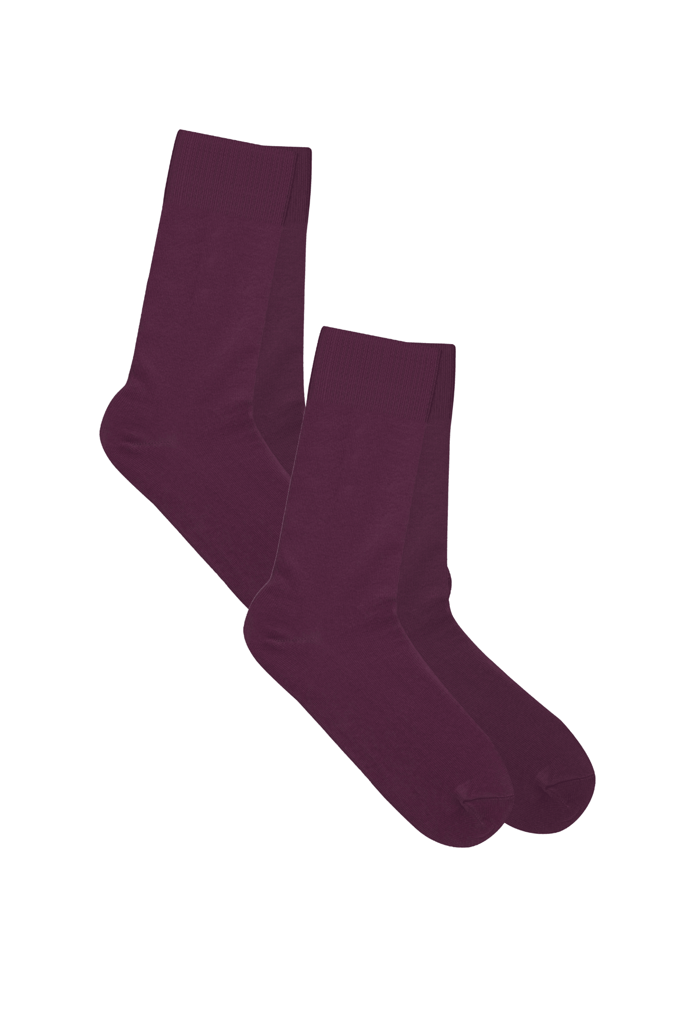 Bio-Baumwoll-Socken mit längerem Bündchen - 2er Pack - Evermind.eco