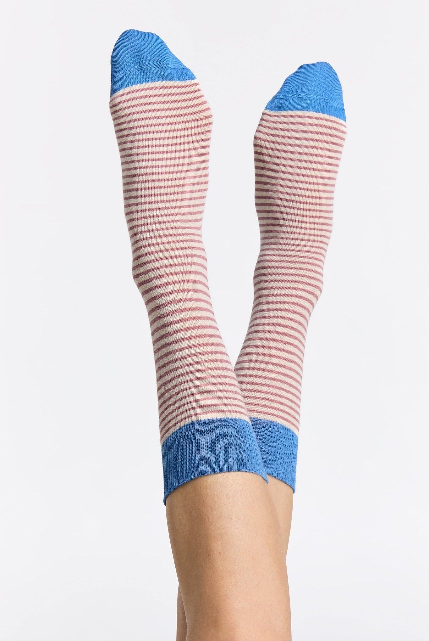 Bio-Baumwoll-Socken mit längerem Bündchen - 2er Pack - Evermind.eco