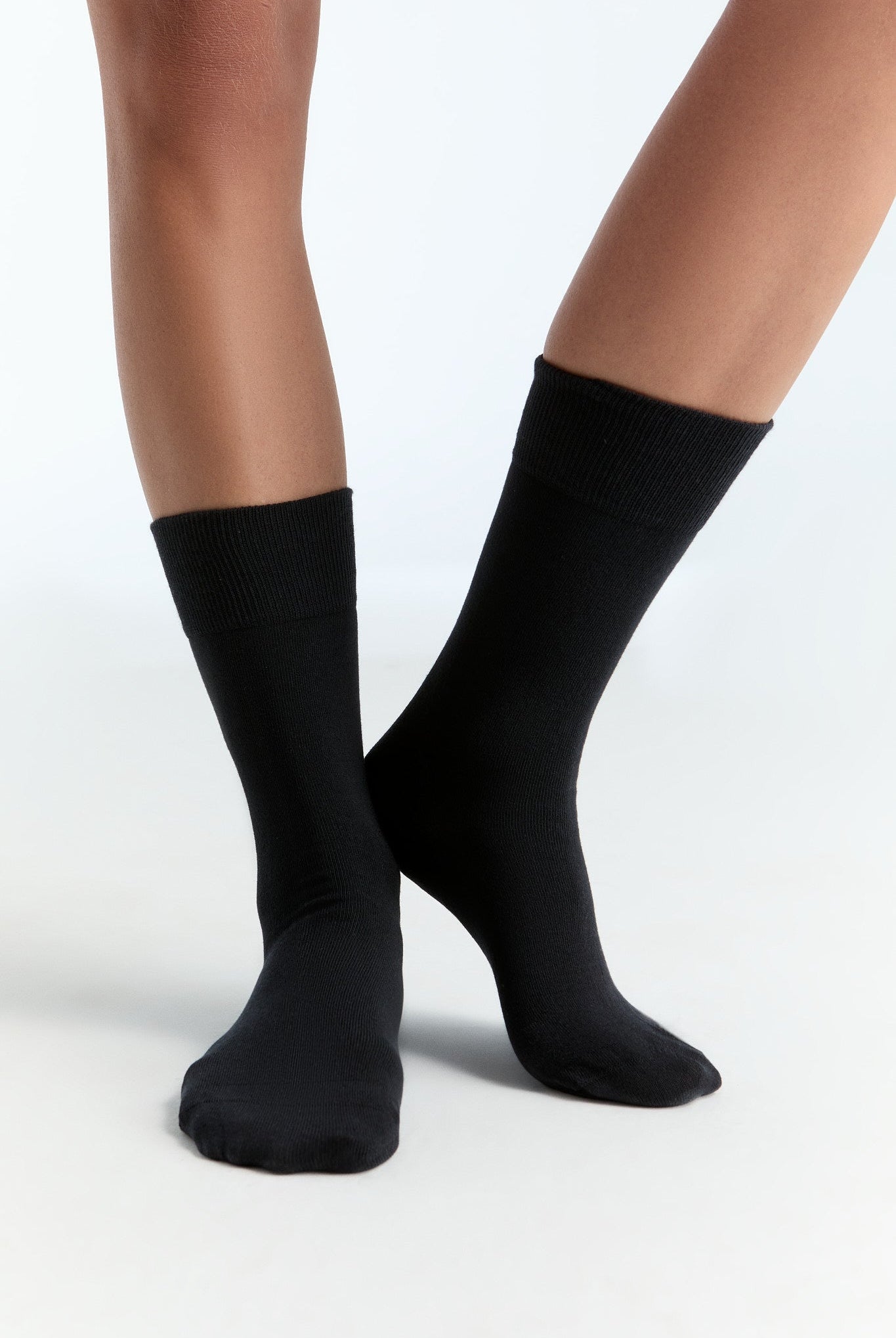 Bio-Baumwoll-Socken mit längerem Bündchen - Evermind.eco