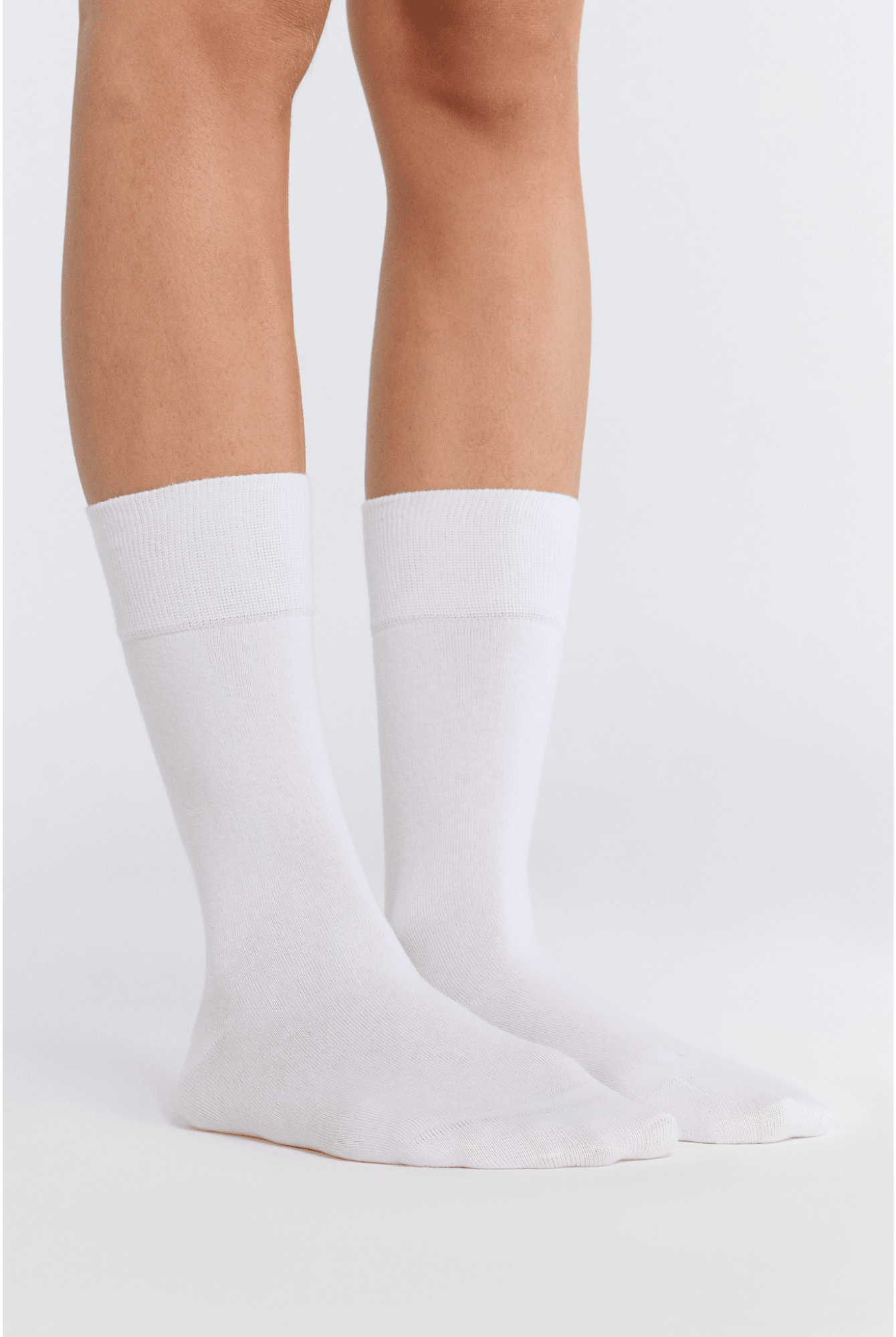 Bio-Baumwoll-Socken mit längerem Bündchen - 4er Pack - Evermind.eco