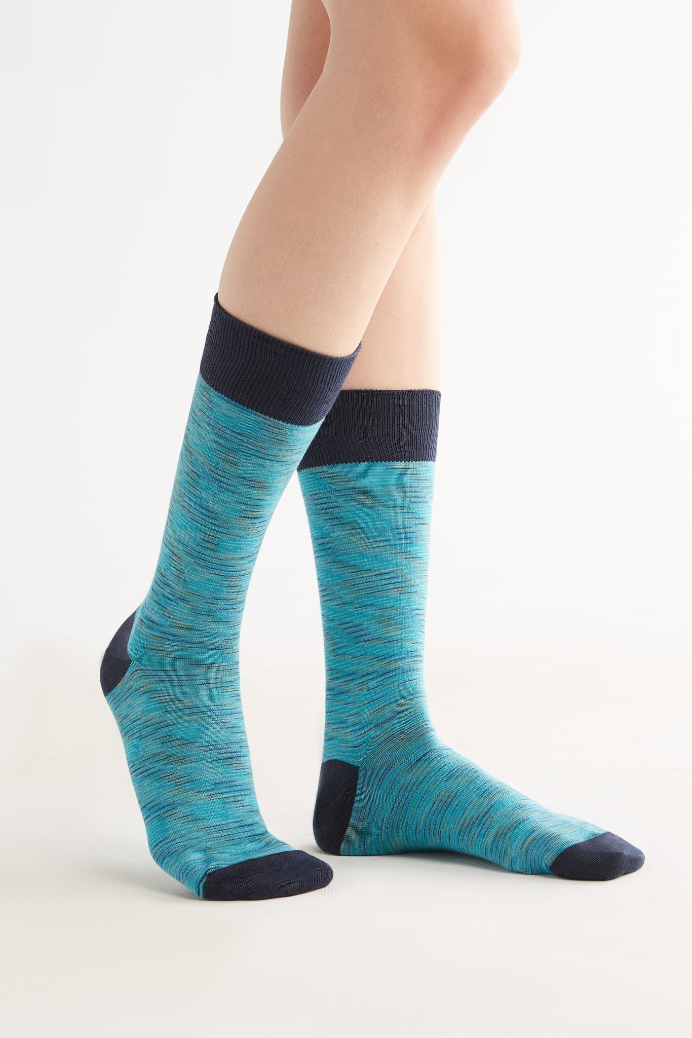 Bio-Baumwoll-Socken mit längerem Bündchen - Evermind.eco