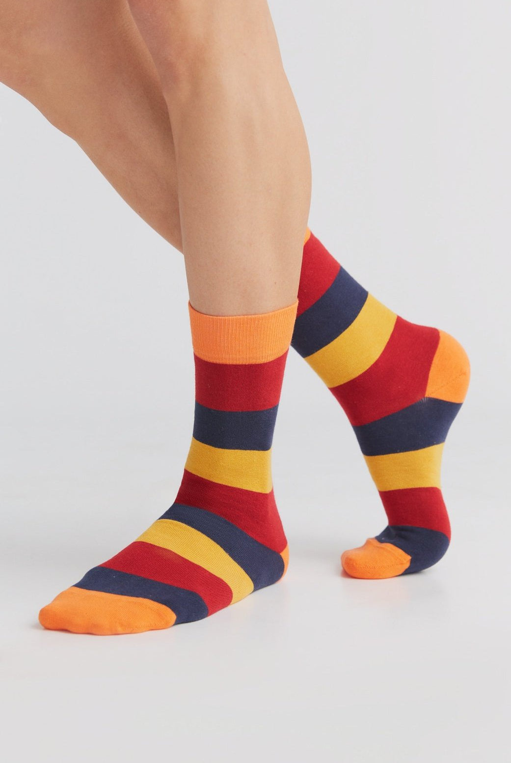Bio-Baumwoll-Socken mit längerem Bündchen - 6er Pack - Evermind.eco