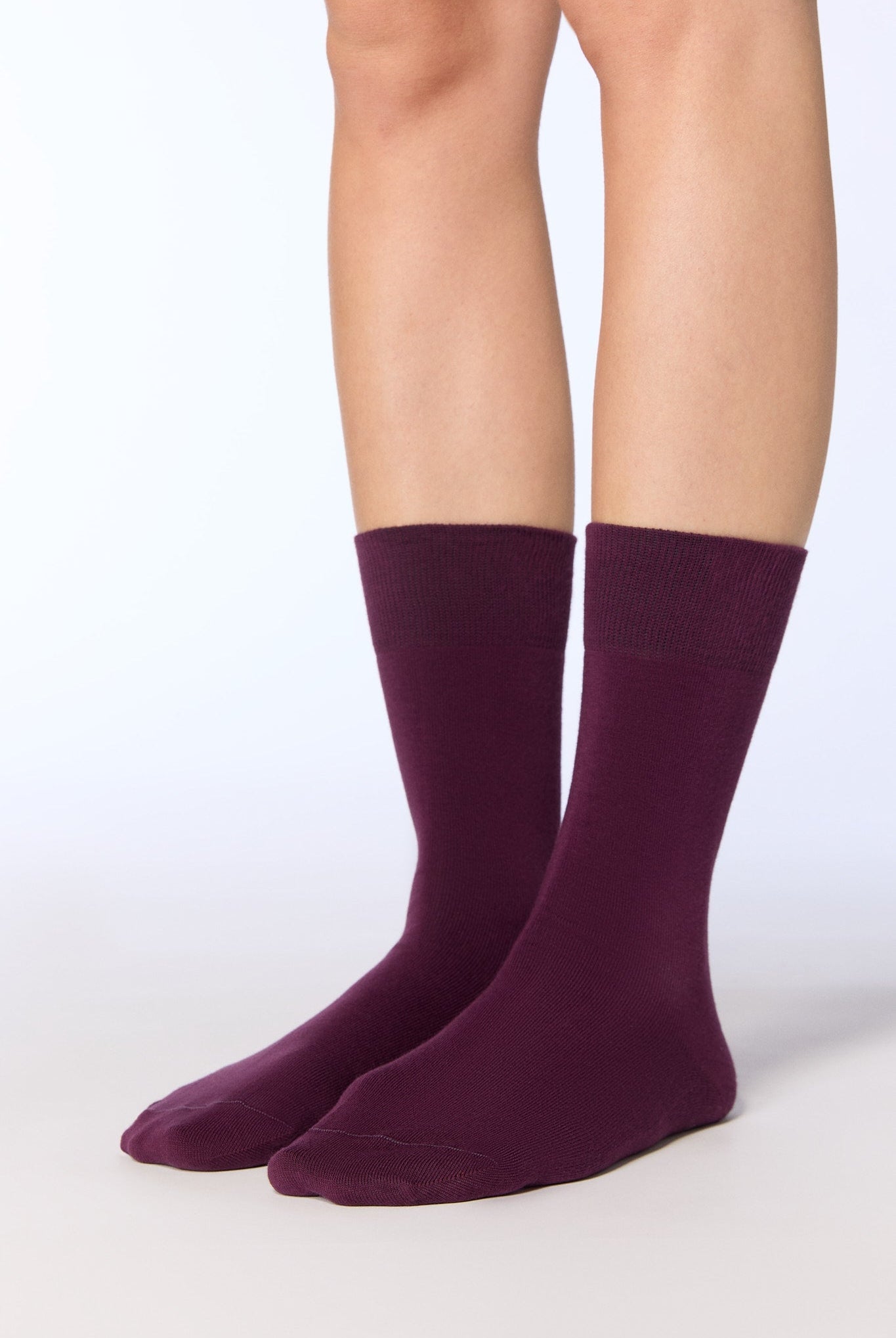 Bio-Baumwoll-Socken mit längerem Bündchen - 6er Pack - Evermind.eco