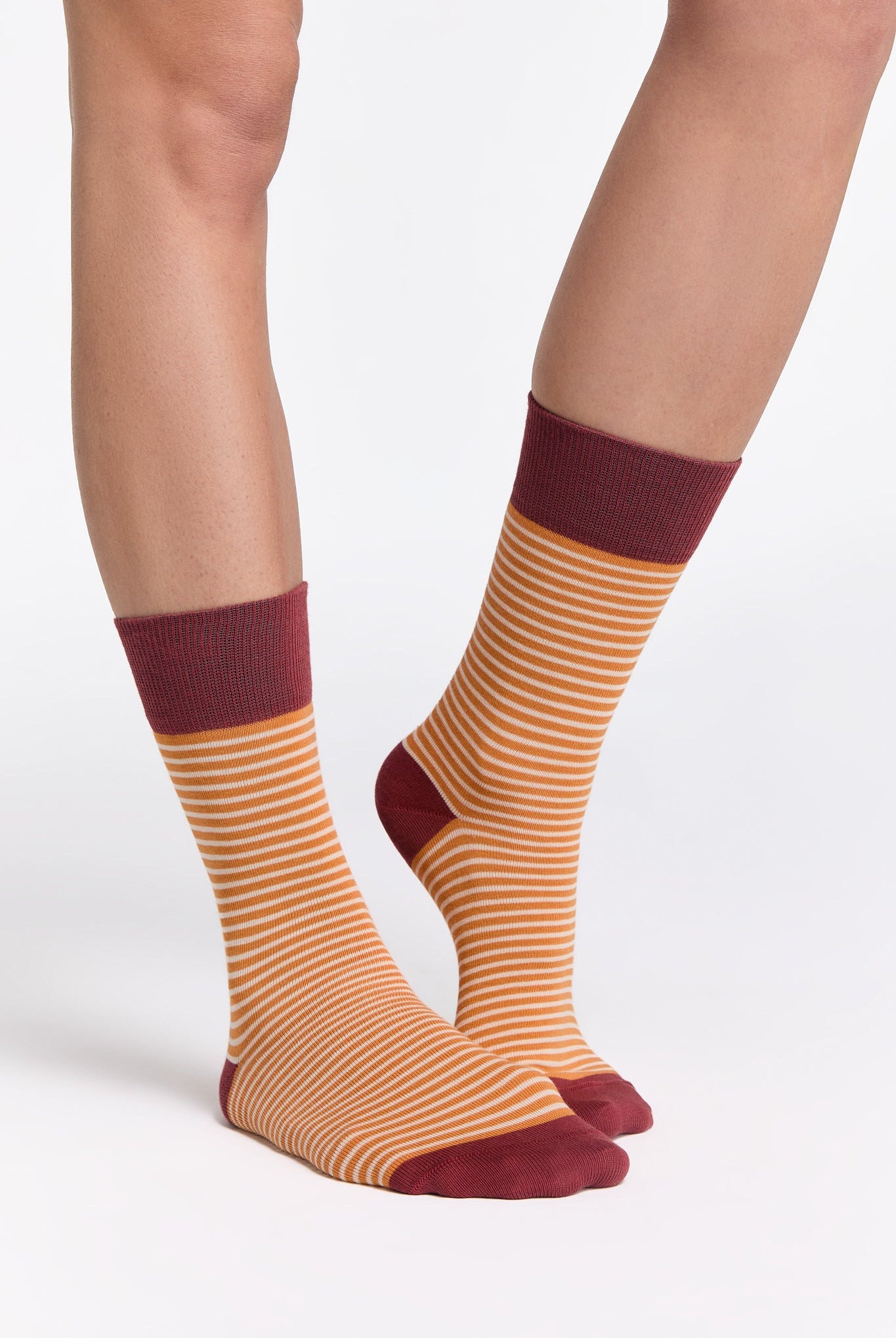 Bio-Baumwoll-Socken mit längerem Bündchen - 6er Pack - Evermind.eco