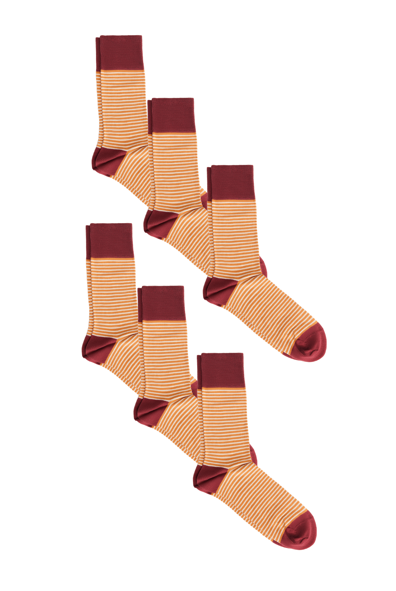 Bio-Baumwoll-Socken mit längerem Bündchen - 6er Pack - Evermind.eco