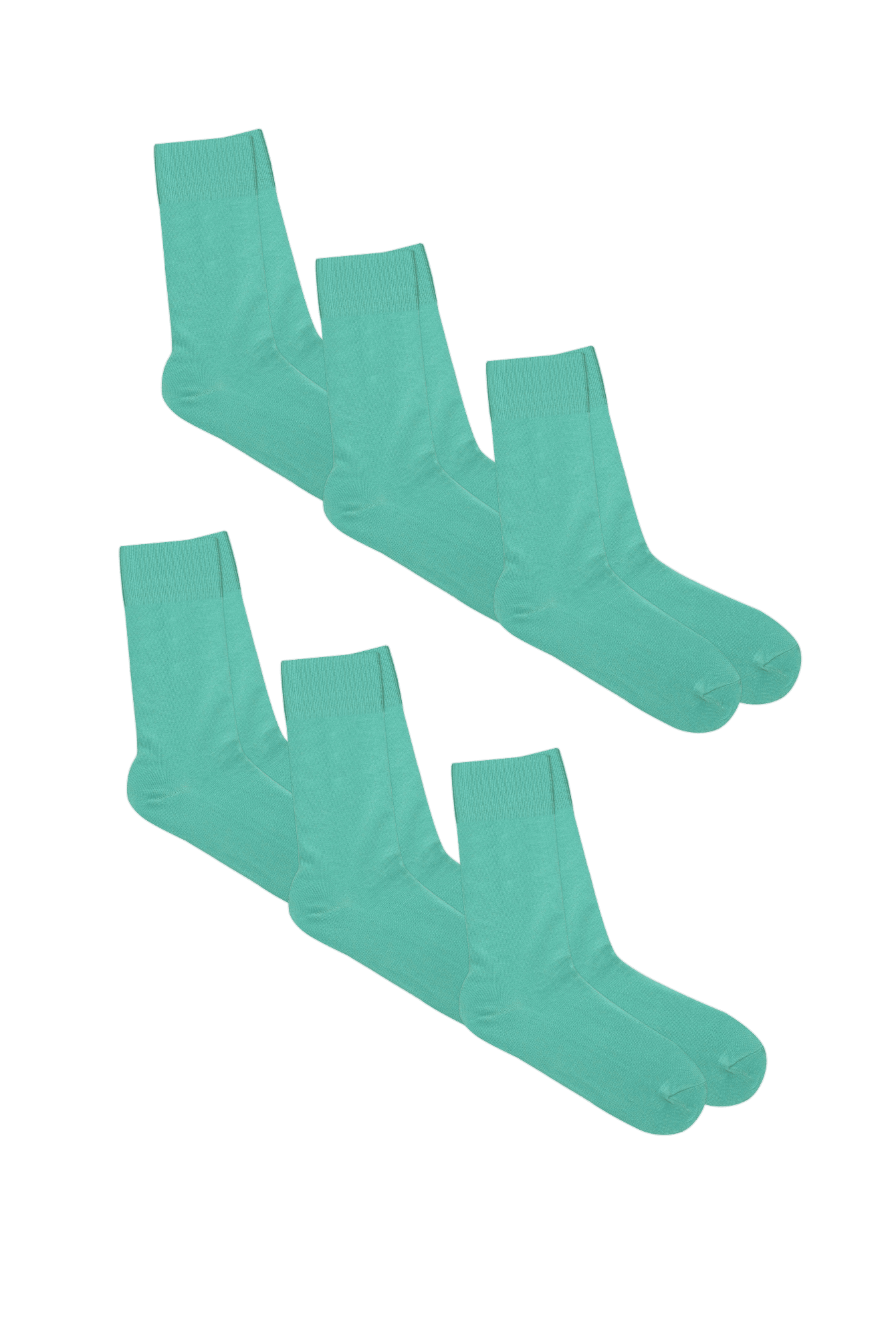 Bio-Baumwoll-Socken mit längerem Bündchen - 6er Pack - Evermind.eco