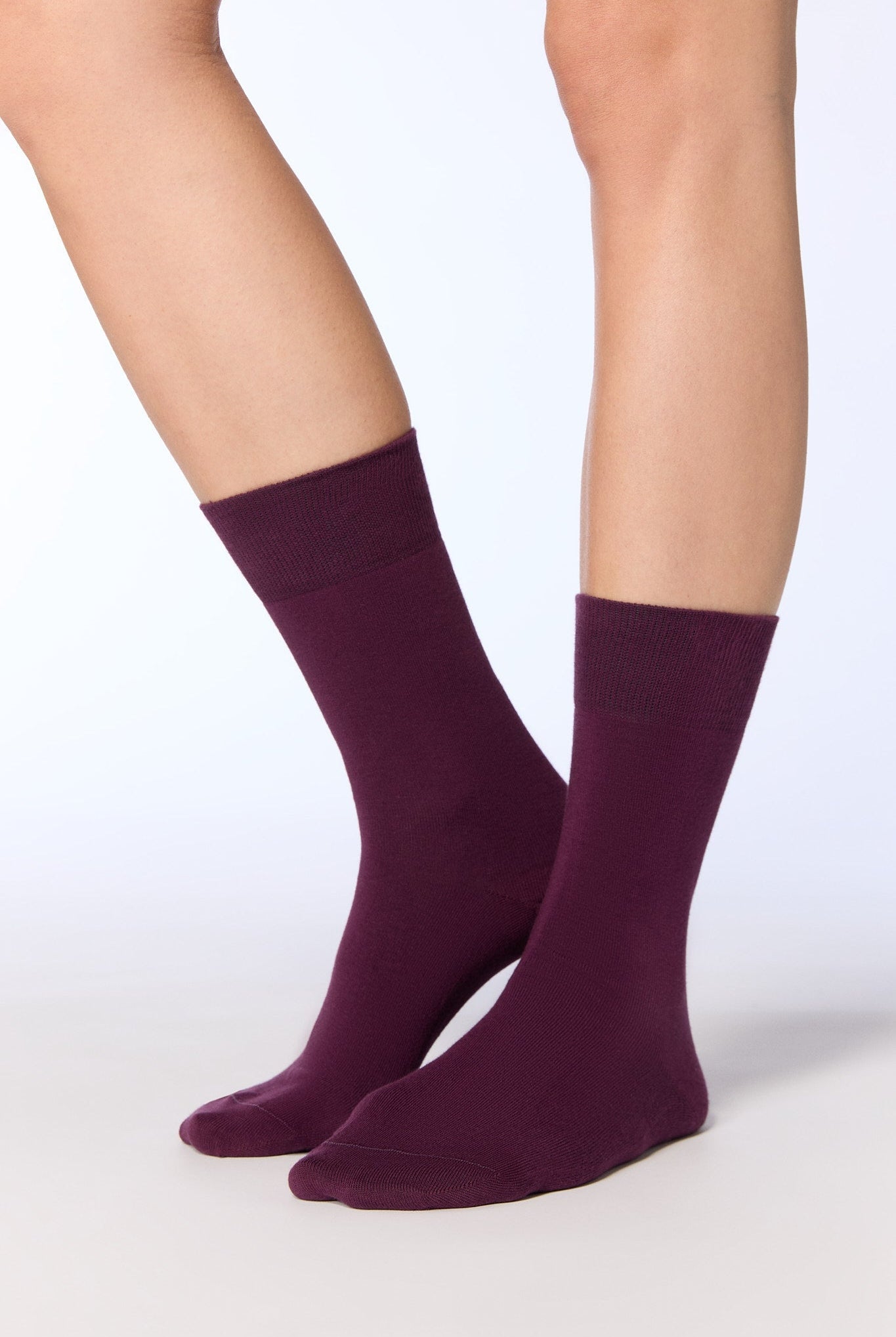 Bio-Baumwoll-Socken mit längerem Bündchen - 6er Pack - Evermind.eco