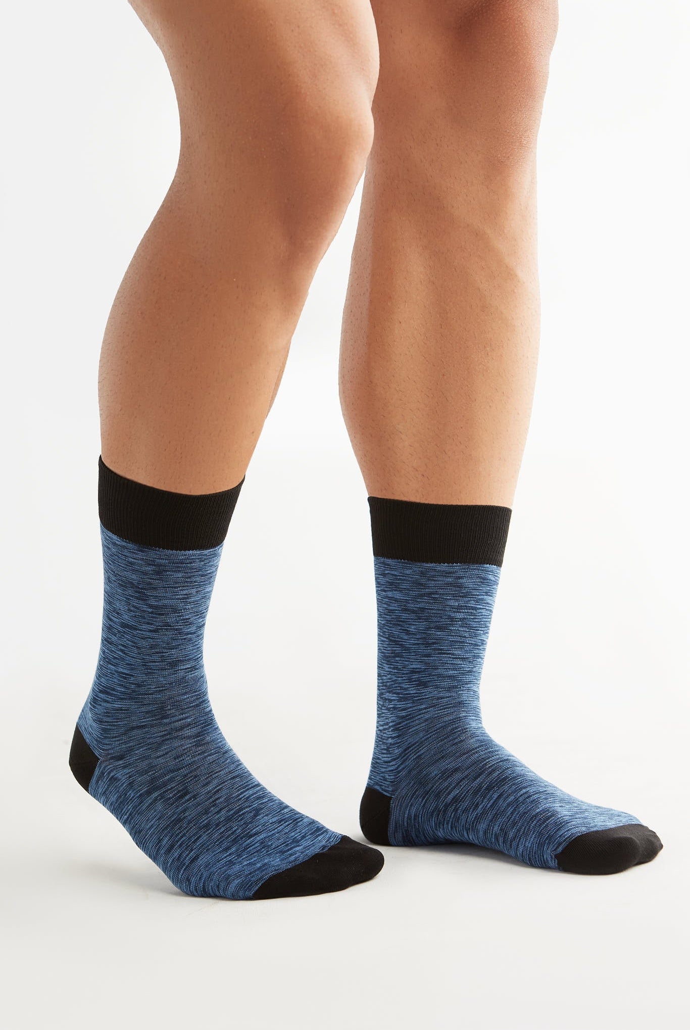 Bio-Baumwoll-Socken mit längerem Bündchen - 6er Pack - Evermind.eco