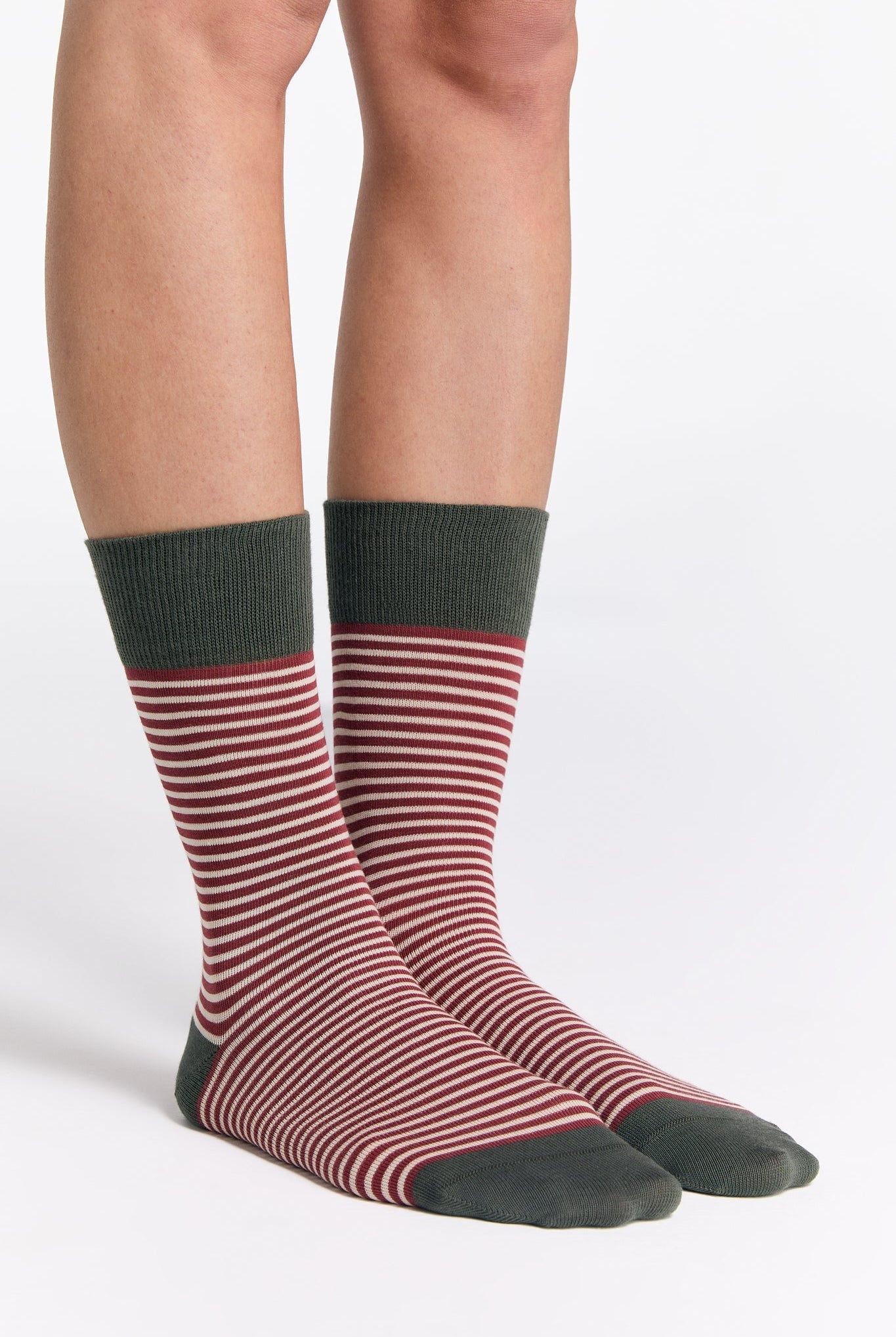 Bio-Baumwoll-Socken mit längerem Bündchen - 6er Pack - Evermind.eco