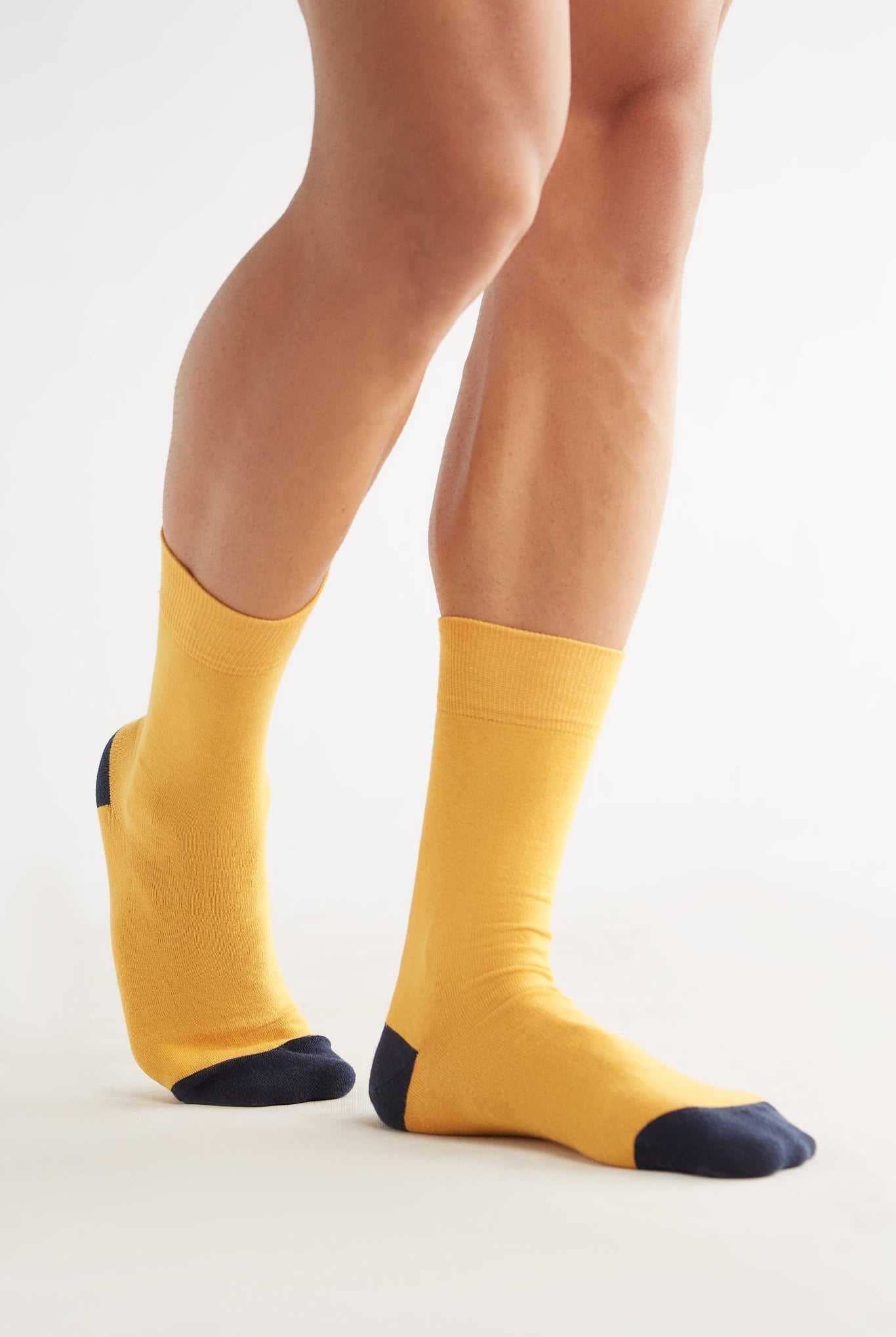 Bio-Baumwoll-Socken mit längerem Bündchen - 6er Pack - Evermind.eco