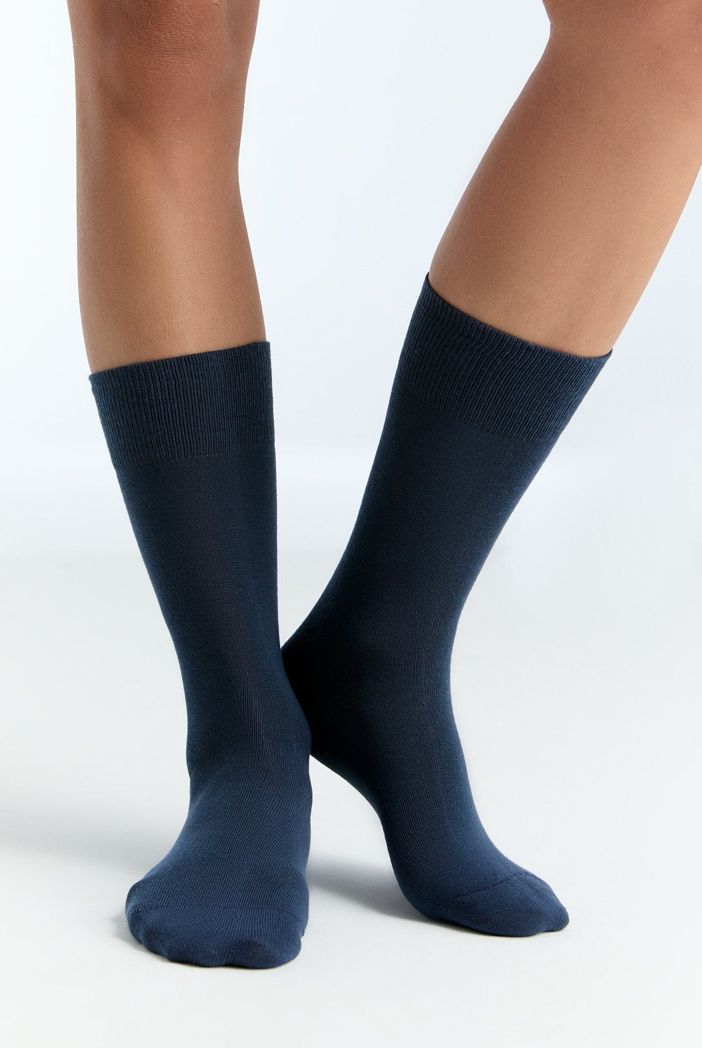 Bio-Baumwoll-Socken mit längerem Bündchen - 6er Pack - Evermind.eco