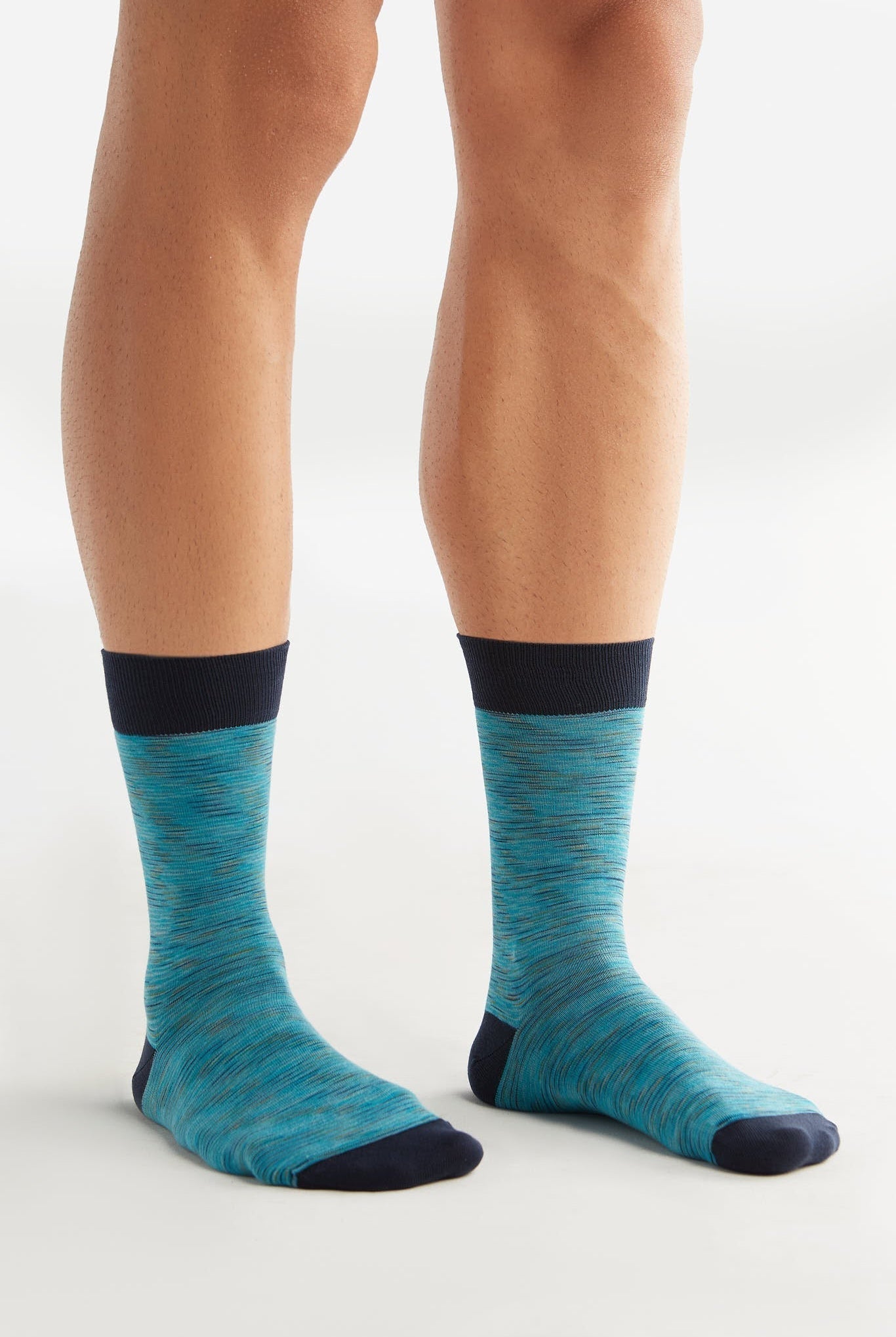 Bio-Baumwoll-Socken mit längerem Bündchen - 6er Pack - Evermind.eco