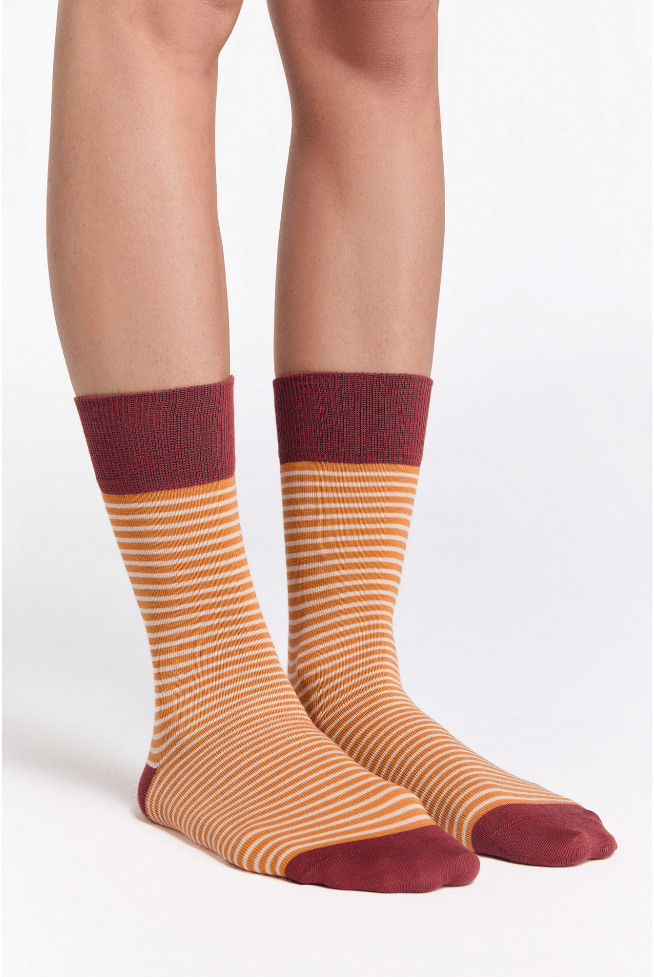 Bio-Baumwoll-Socken mit längerem Bündchen - 6er Pack - Evermind.eco