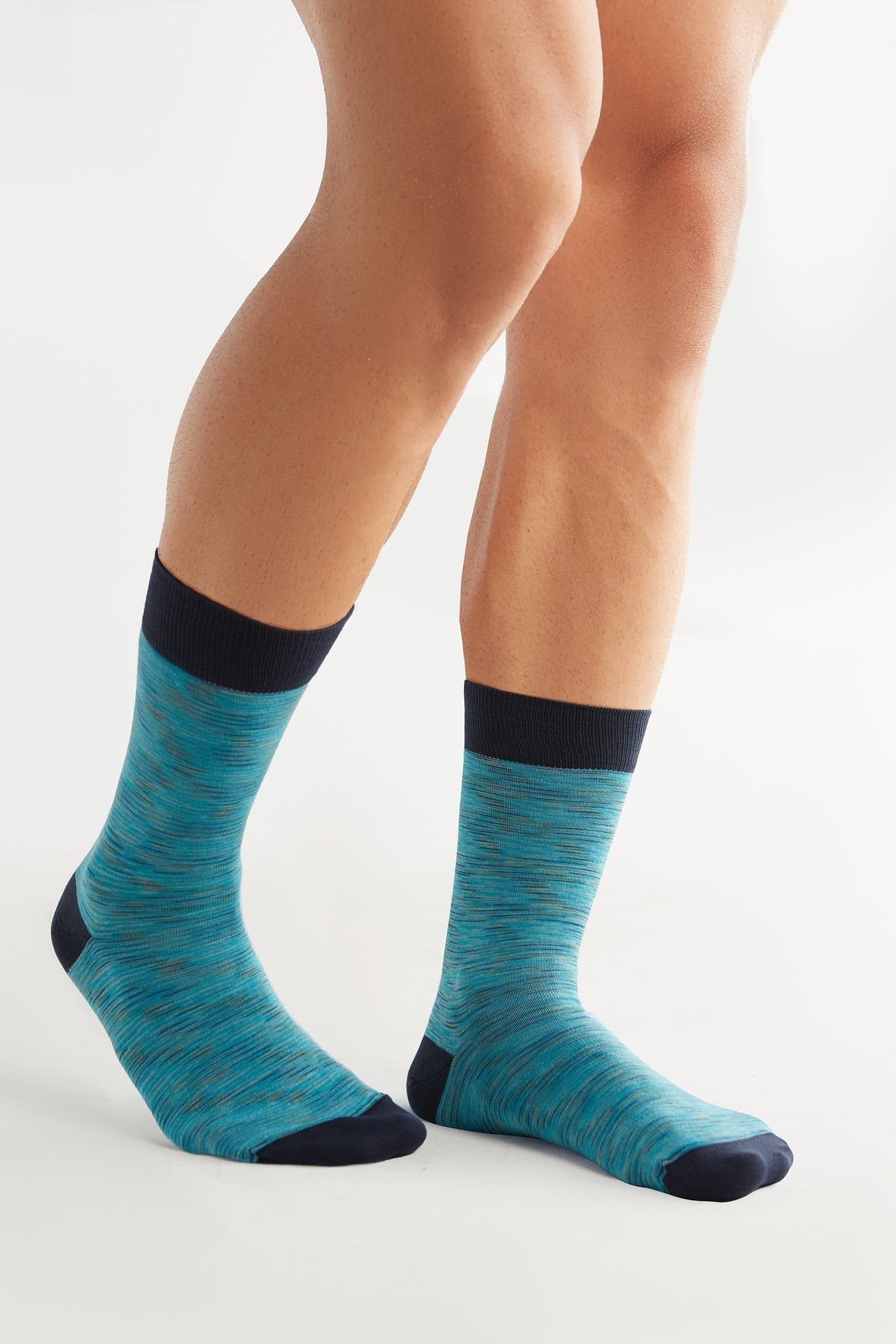 Bio-Baumwoll-Socken mit längerem Bündchen - Evermind.eco