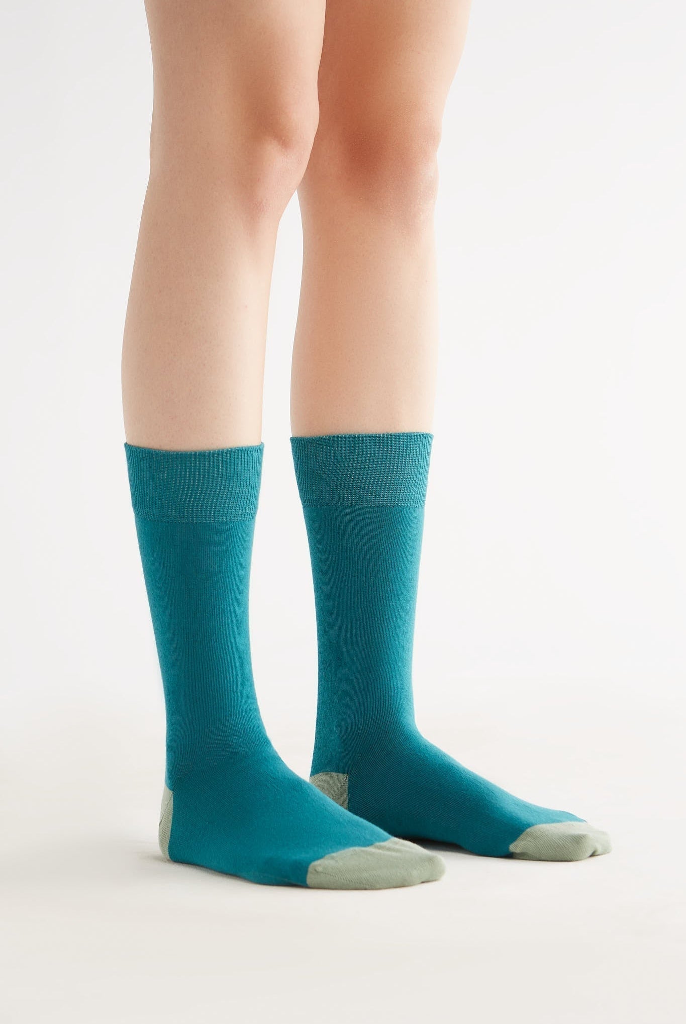 Bio-Baumwoll-Socken mit längerem Bündchen - Evermind.eco