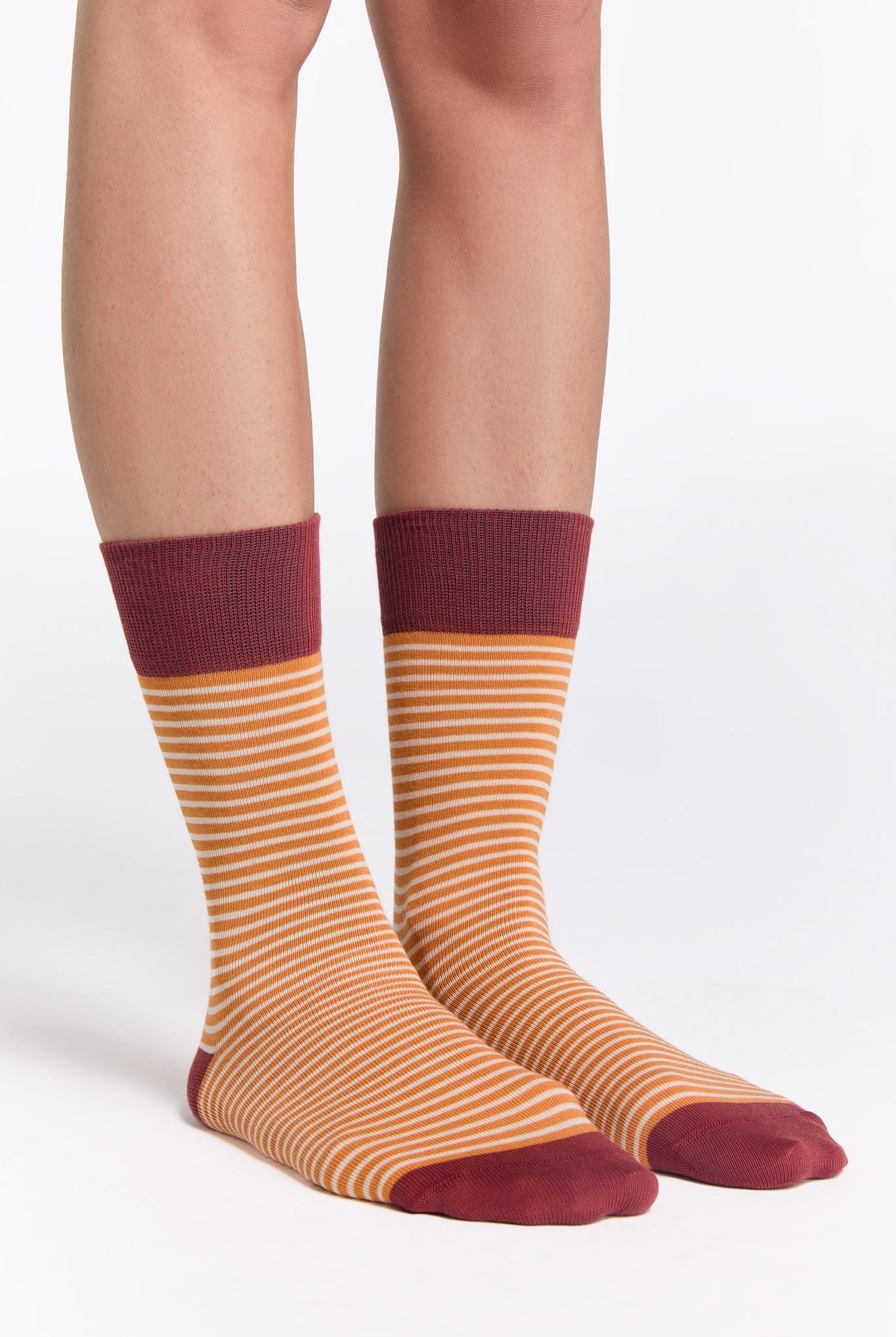 Bio-Baumwoll-Socken mit längerem Bündchen - Evermind.eco