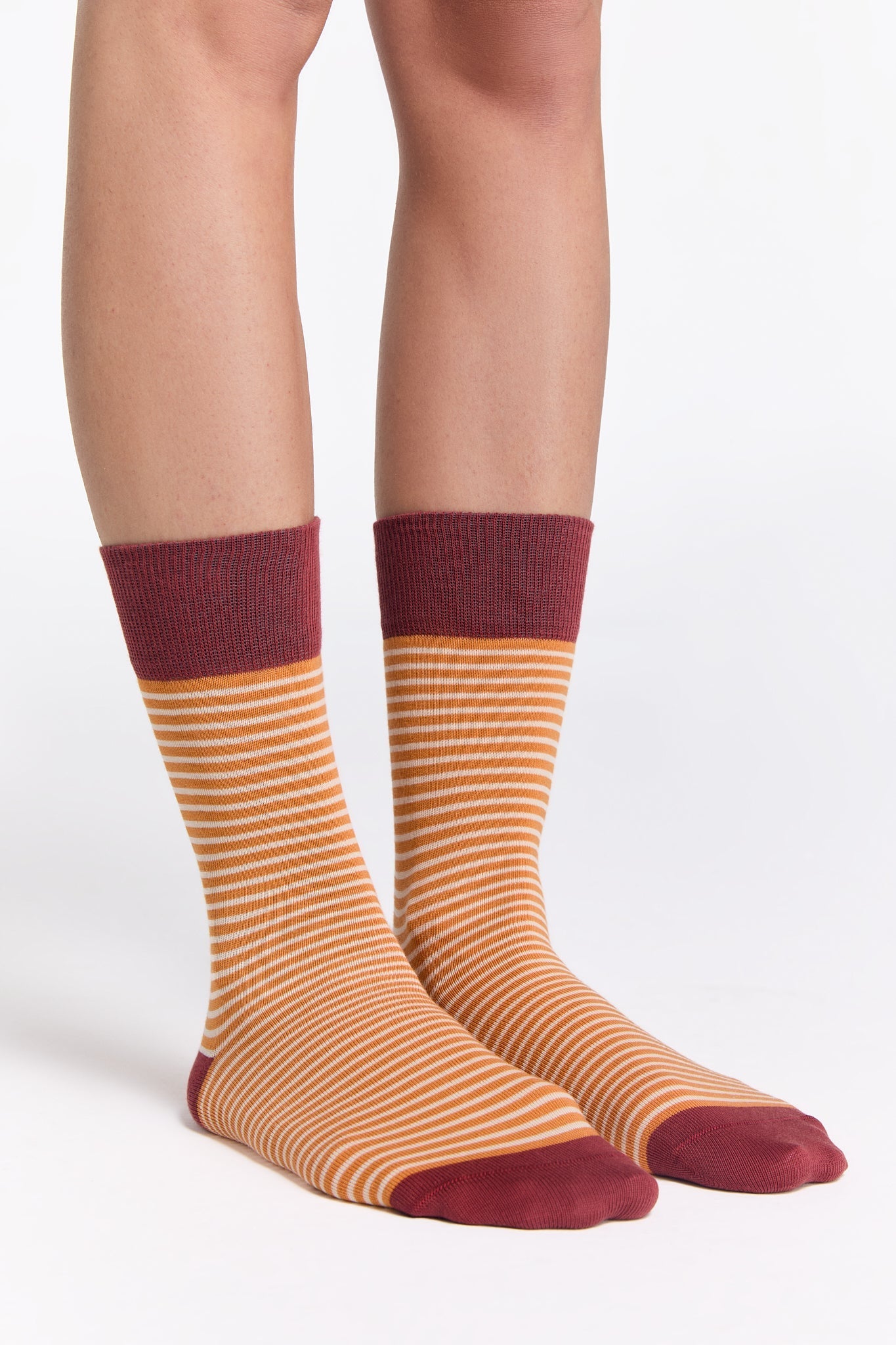 Bio-Baumwoll-Socken mit längerem Bündchen - Evermind.eco