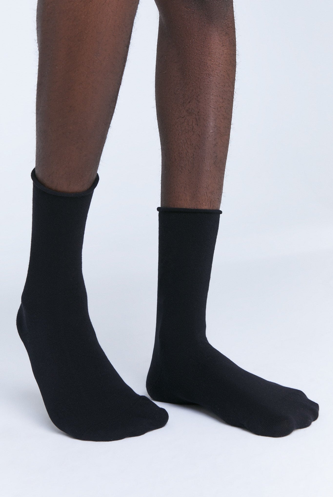 Bio-Baumwoll-Socken mit Rollrand Unisex - Evermind.eco