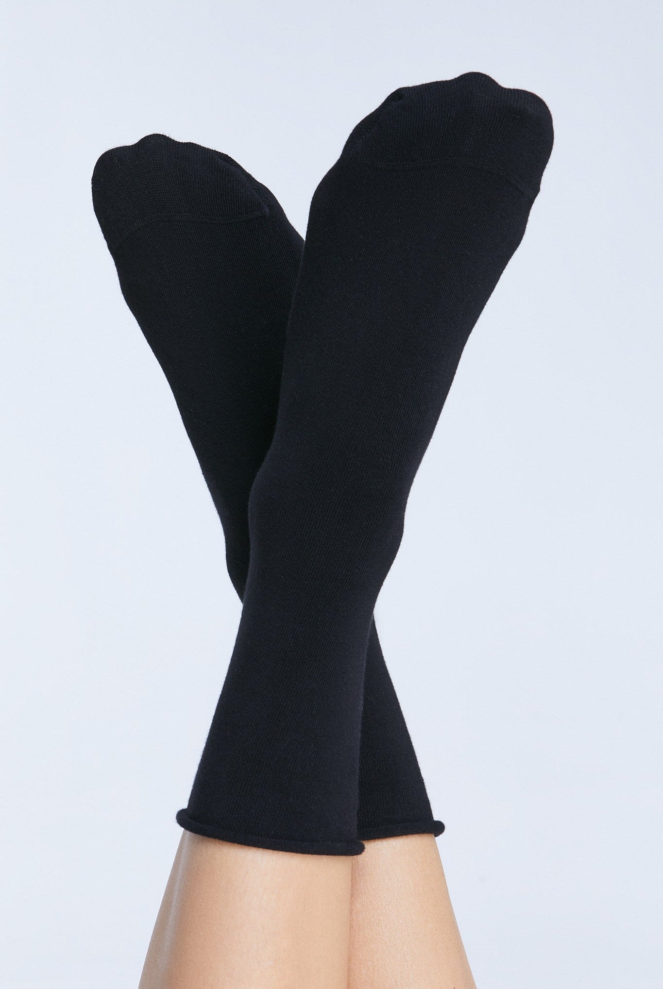Bio-Baumwoll-Socken mit Rollrand Unisex - Evermind.eco