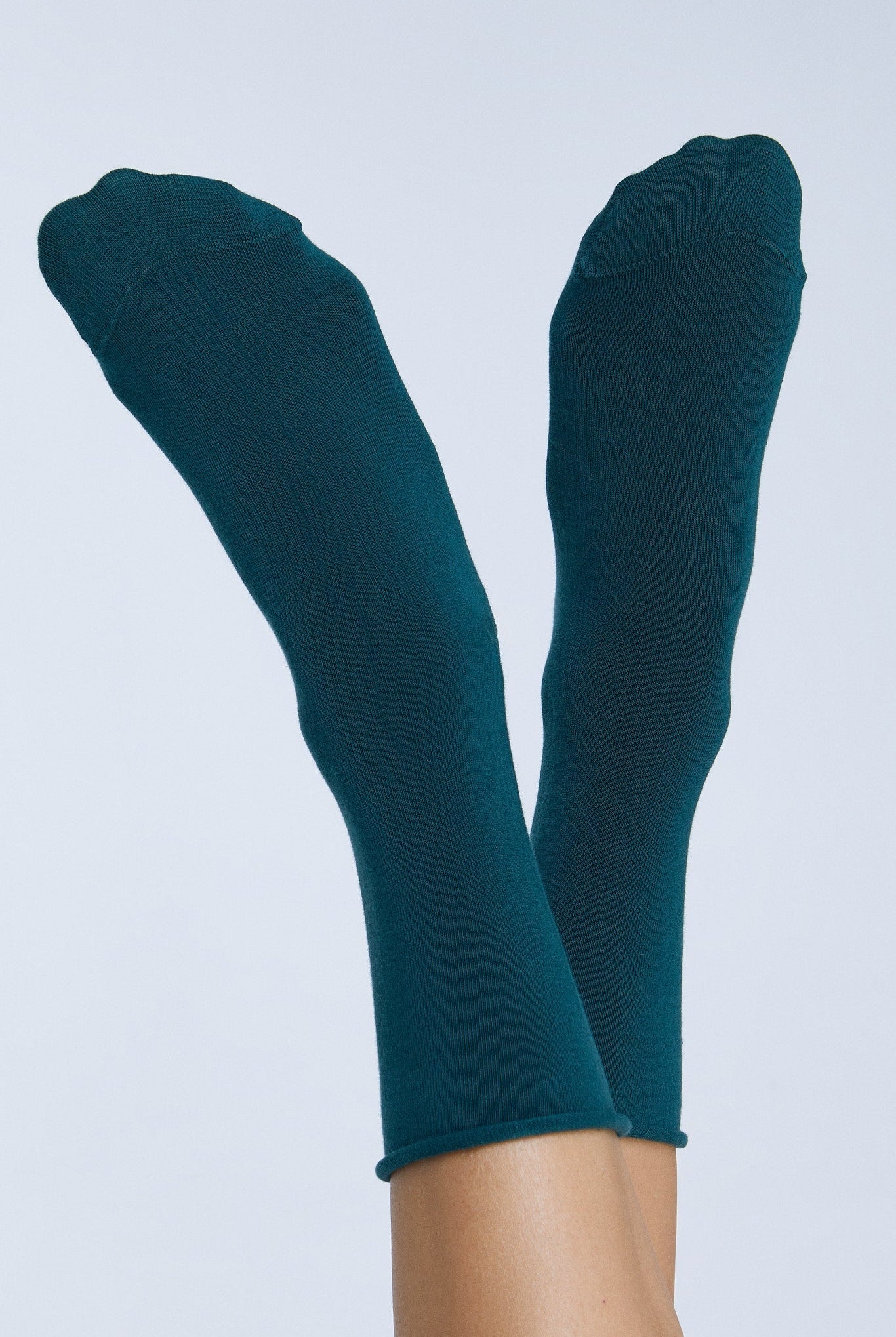 Bio-Baumwoll-Socken mit Rollrand Unisex - Evermind.eco