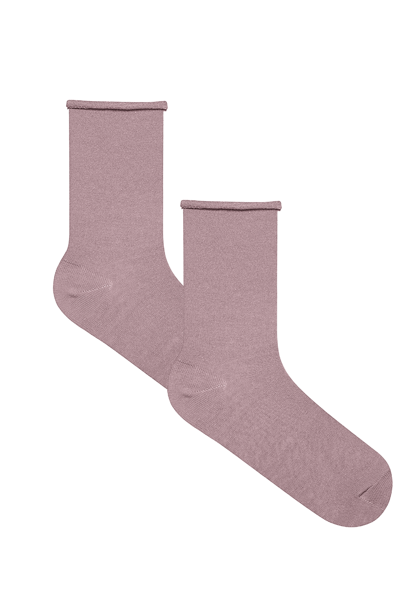 Bio-Baumwoll-Socken mit Rollrand Unisex – 2er Pack - Evermind.eco
