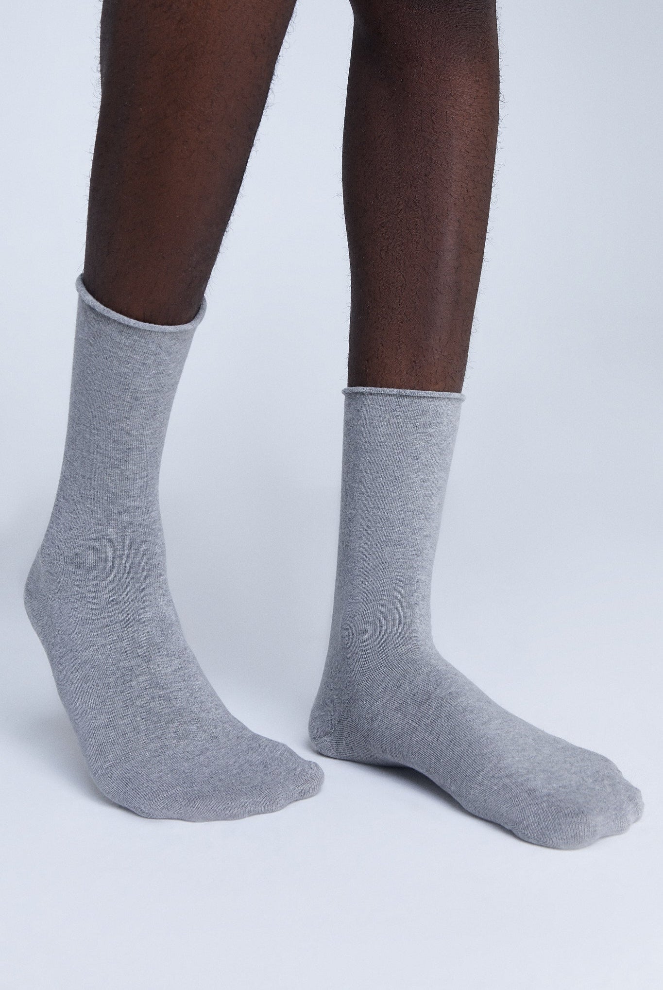 Bio-Baumwoll-Socken mit Rollrand Unisex – 2er Pack - Evermind.eco