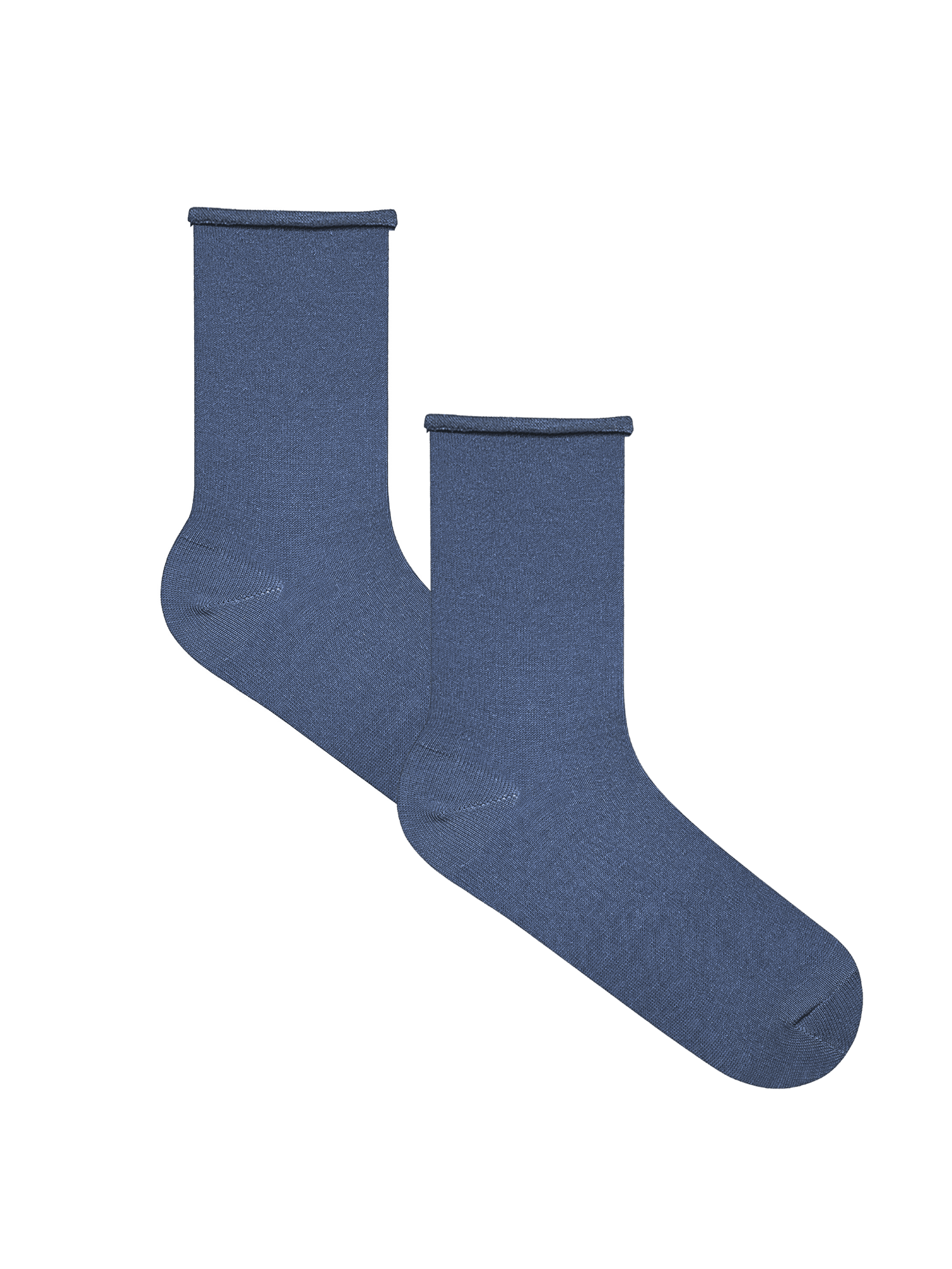 Bio-Baumwoll-Socken mit Rollrand Unisex – 2er Pack - Evermind.eco