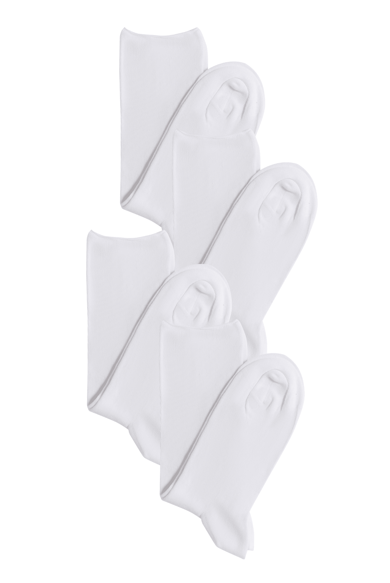 Bio-Baumwoll-Socken mit Rollrand Unisex – 4er Pack - Evermind.eco