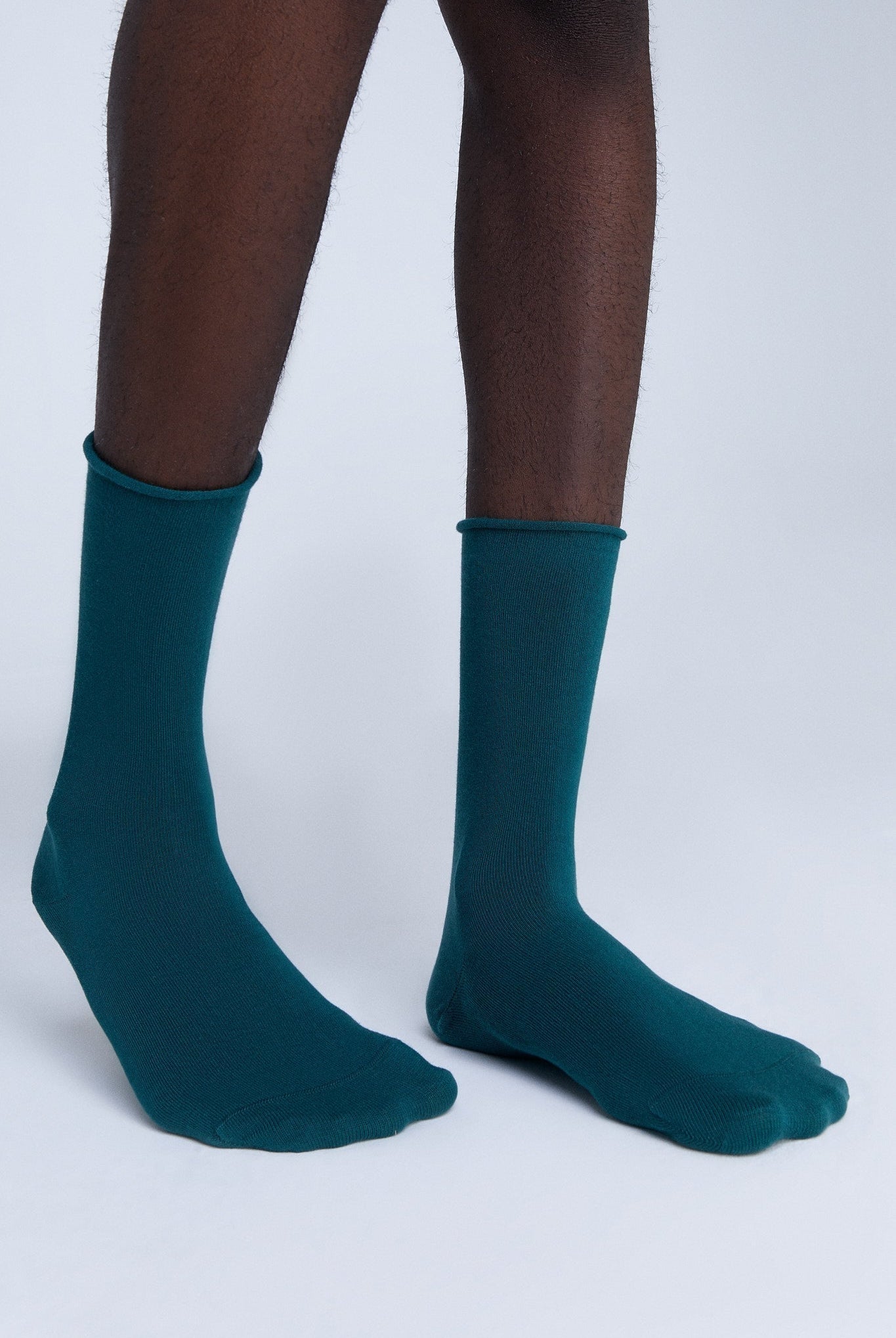 Bio-Baumwoll-Socken mit Rollrand Unisex - Evermind.eco