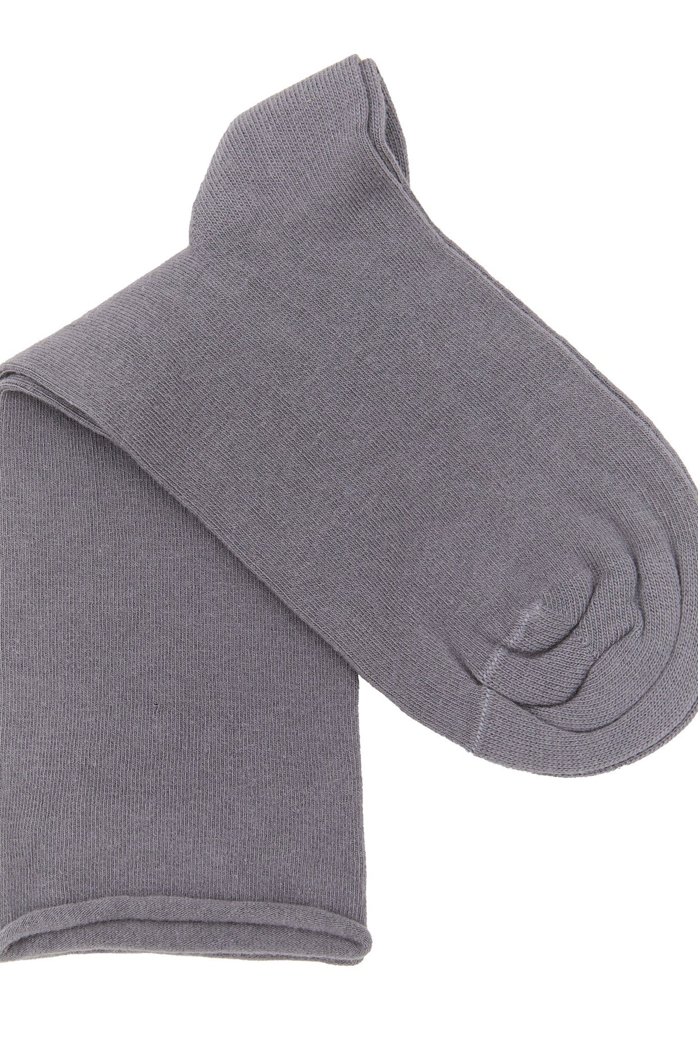 Bio-Baumwoll-Socken mit Rollrand Unisex - Evermind.eco
