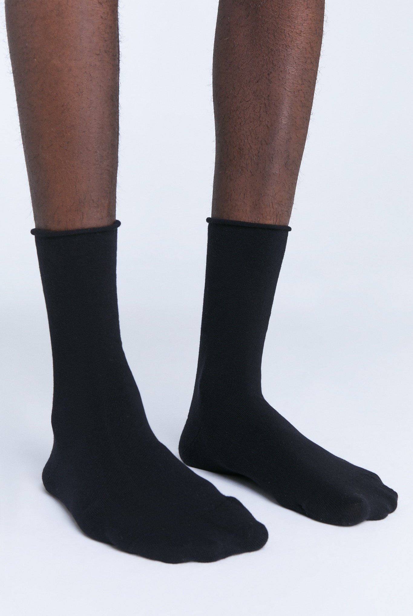 Bio-Baumwoll-Socken mit Rollrand Unisex - Evermind.eco