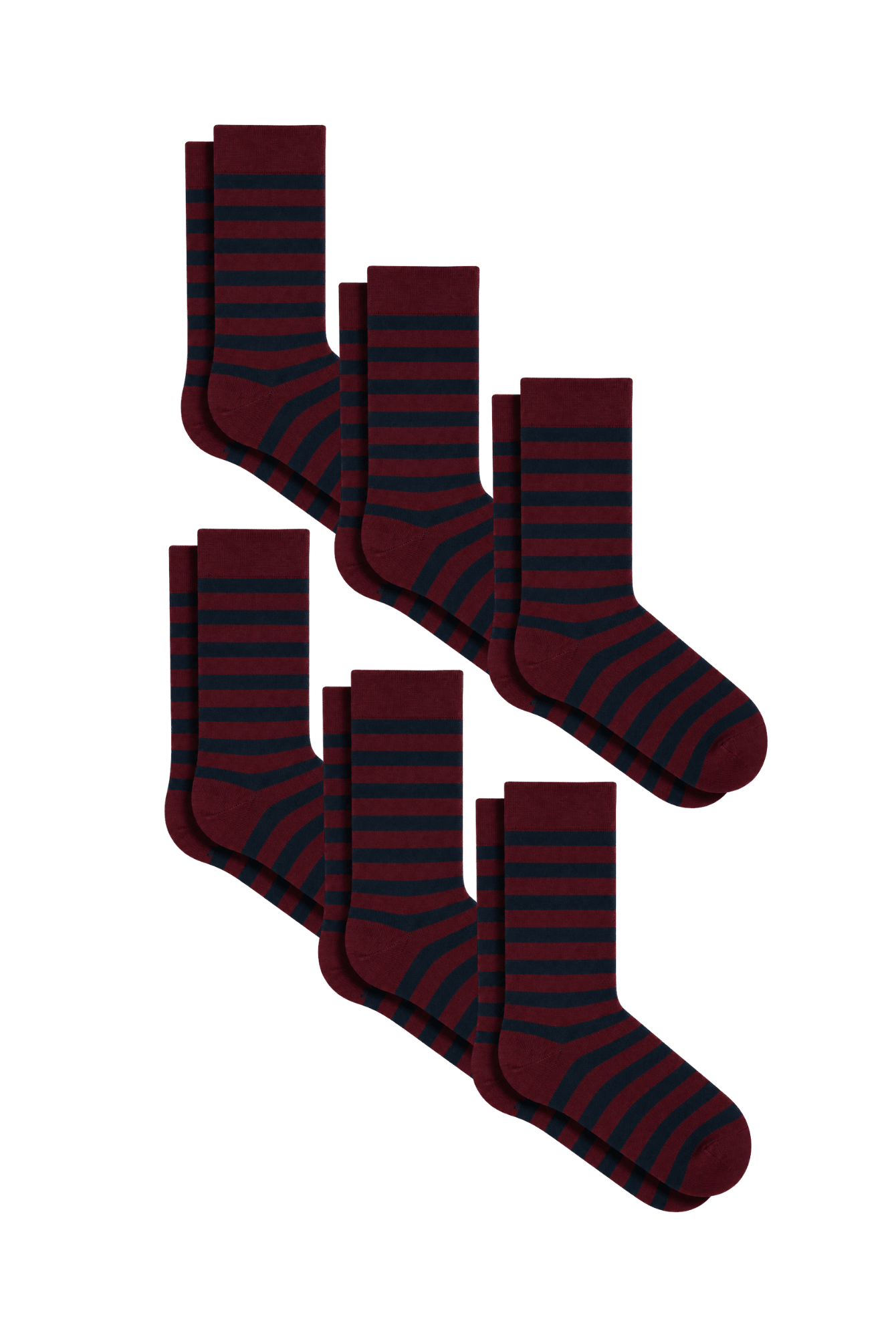 Bio-Baumwoll-Socken Unisex - 6er-Pack - Evermind.eco