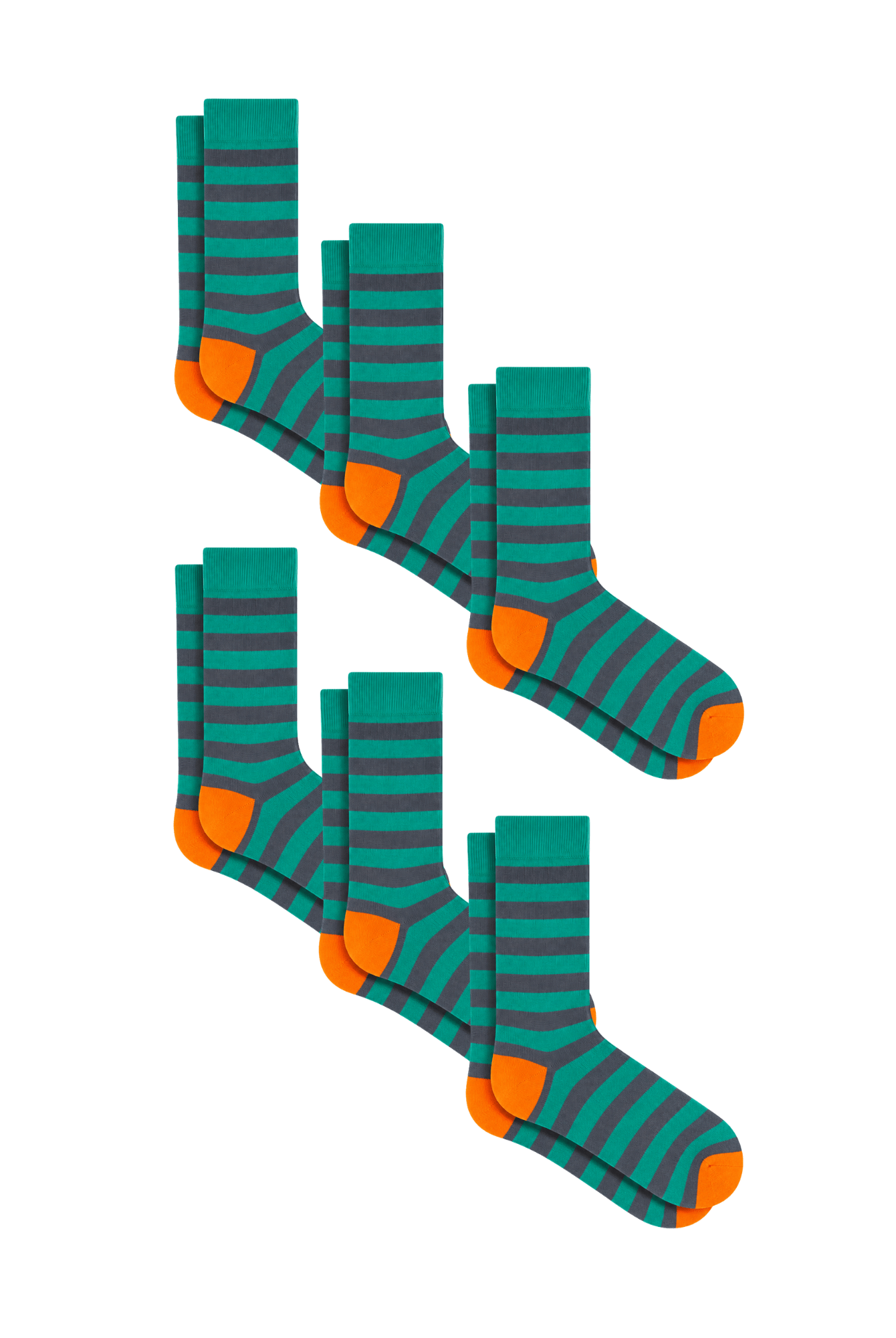 Bio-Baumwoll-Socken Unisex - 6er-Pack - Evermind.eco