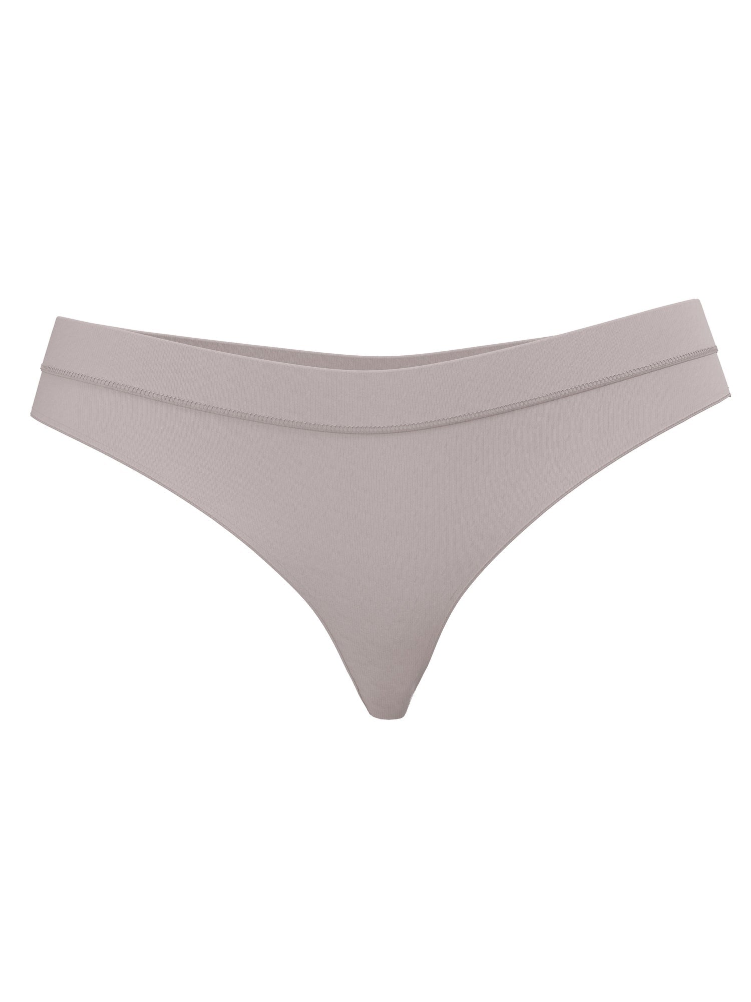 Bio-Baumwoll-String hoher Bund - 2er Pack - Evermind.eco