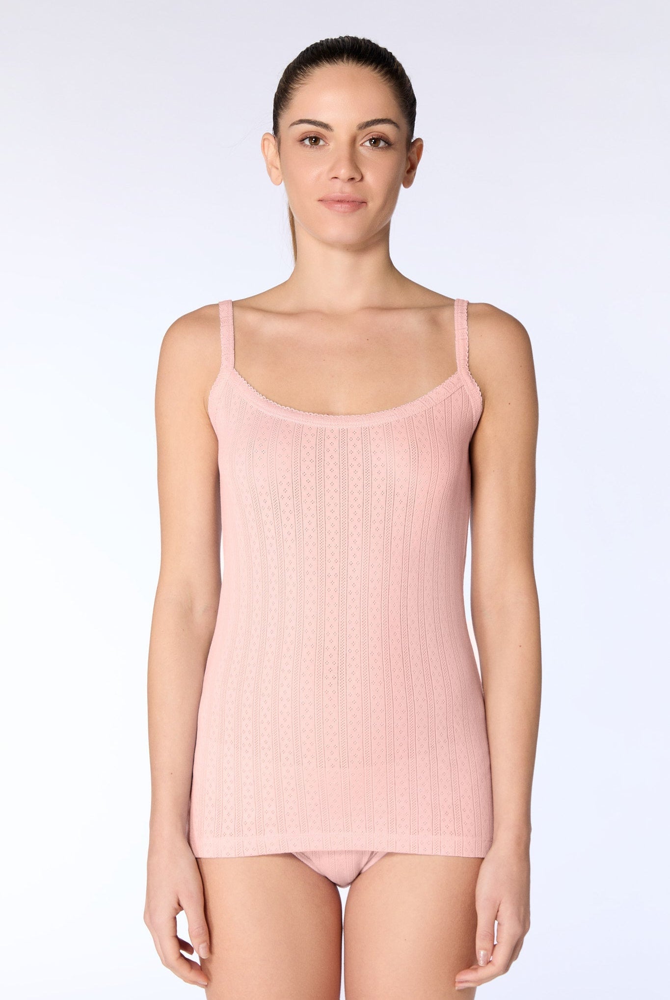 Bio-Baumwoll-Top Jacquard - Evermind.eco