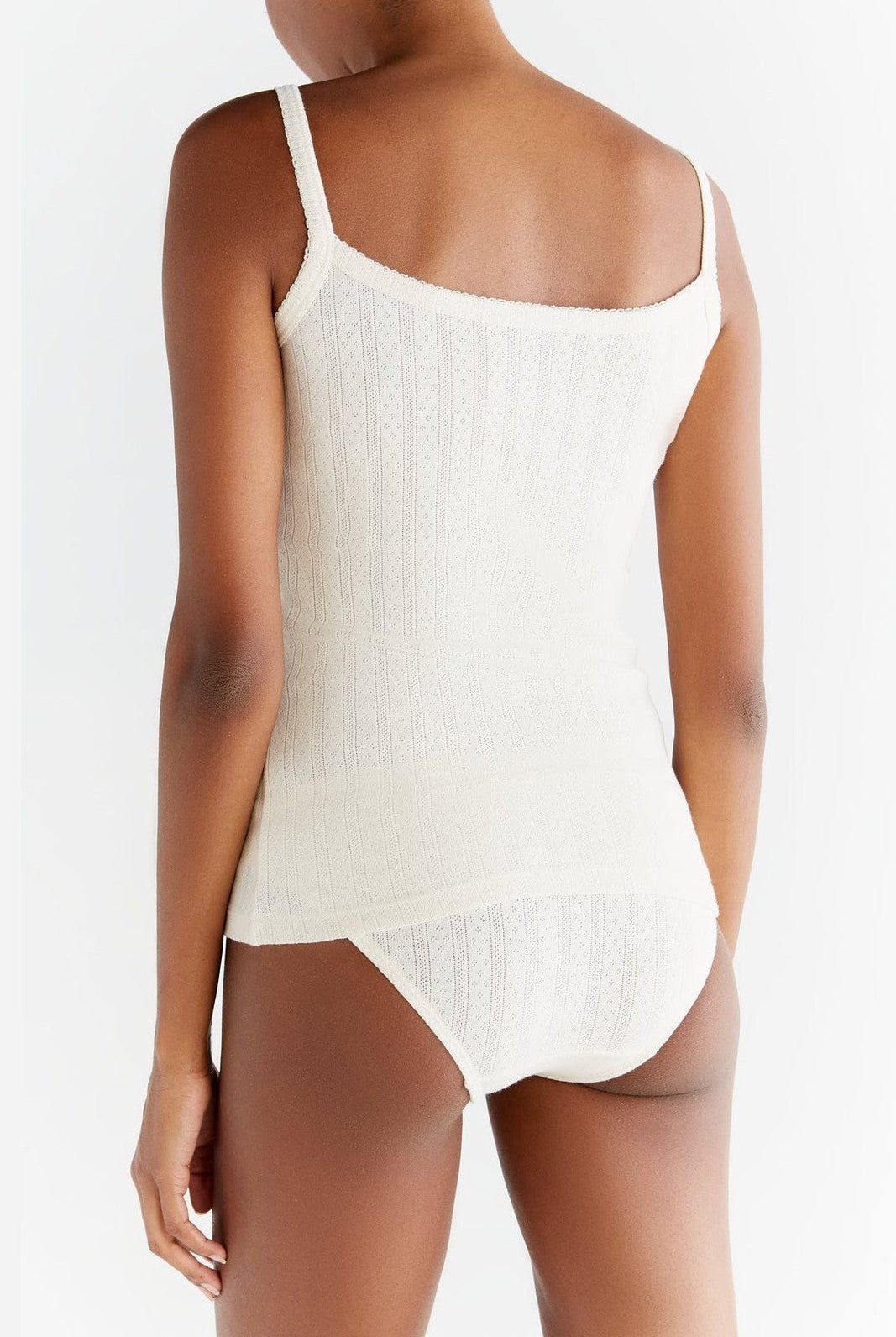 Bio-Baumwoll-Top Jacquard - Evermind.eco