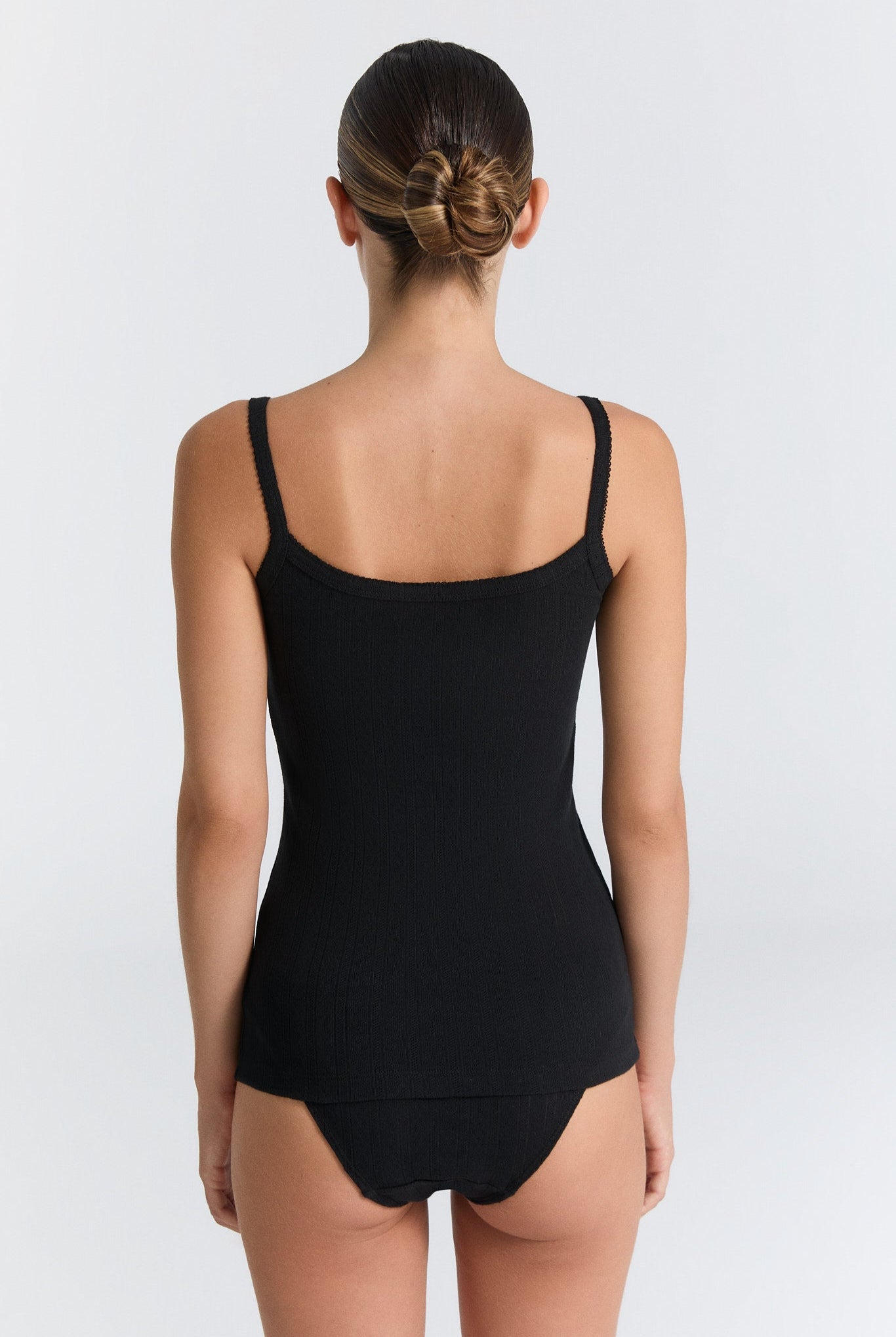 Bio-Baumwoll-Top Jacquard - Evermind.eco