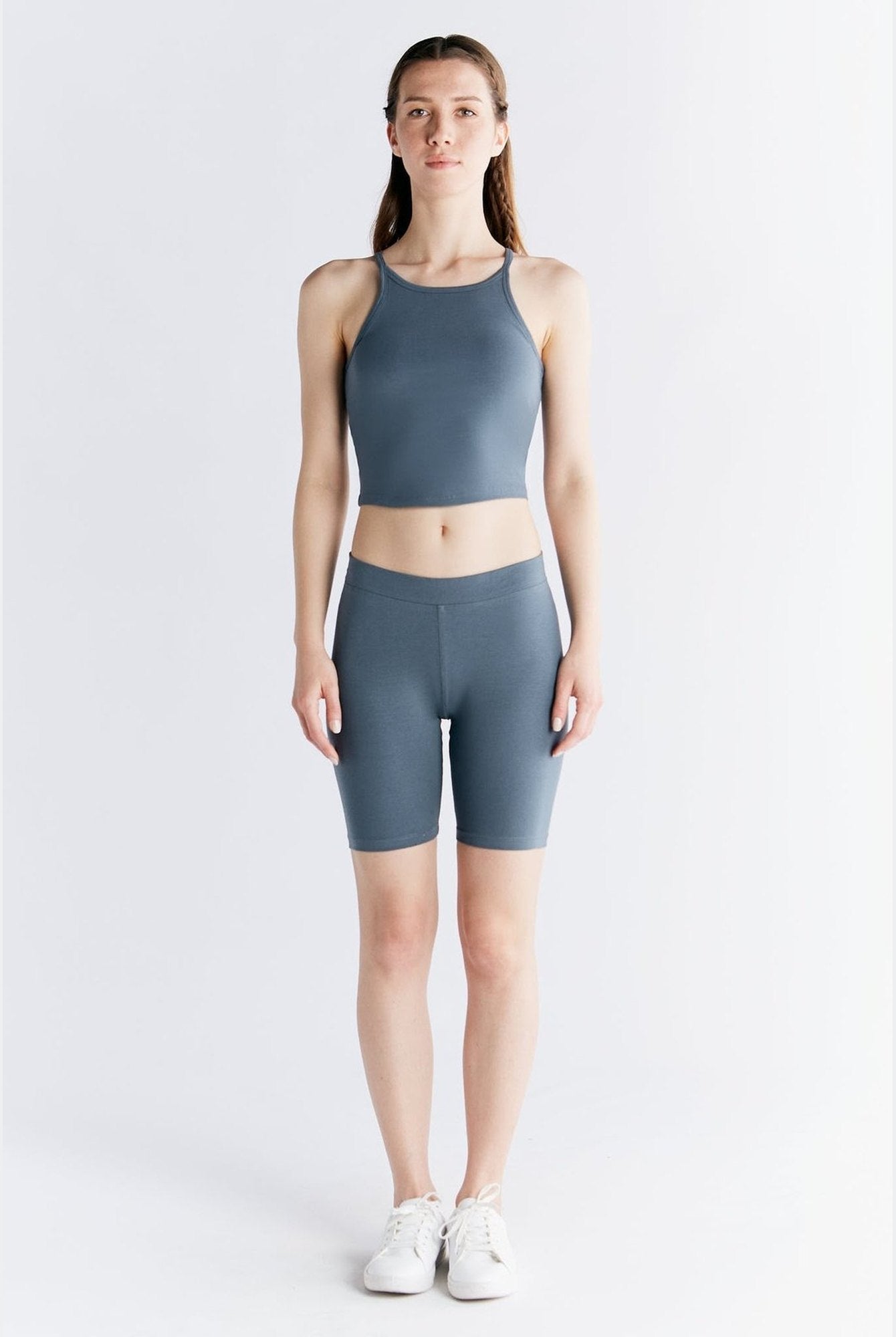 Bio-Baumwoll Top mit Bustier - Evermind.eco