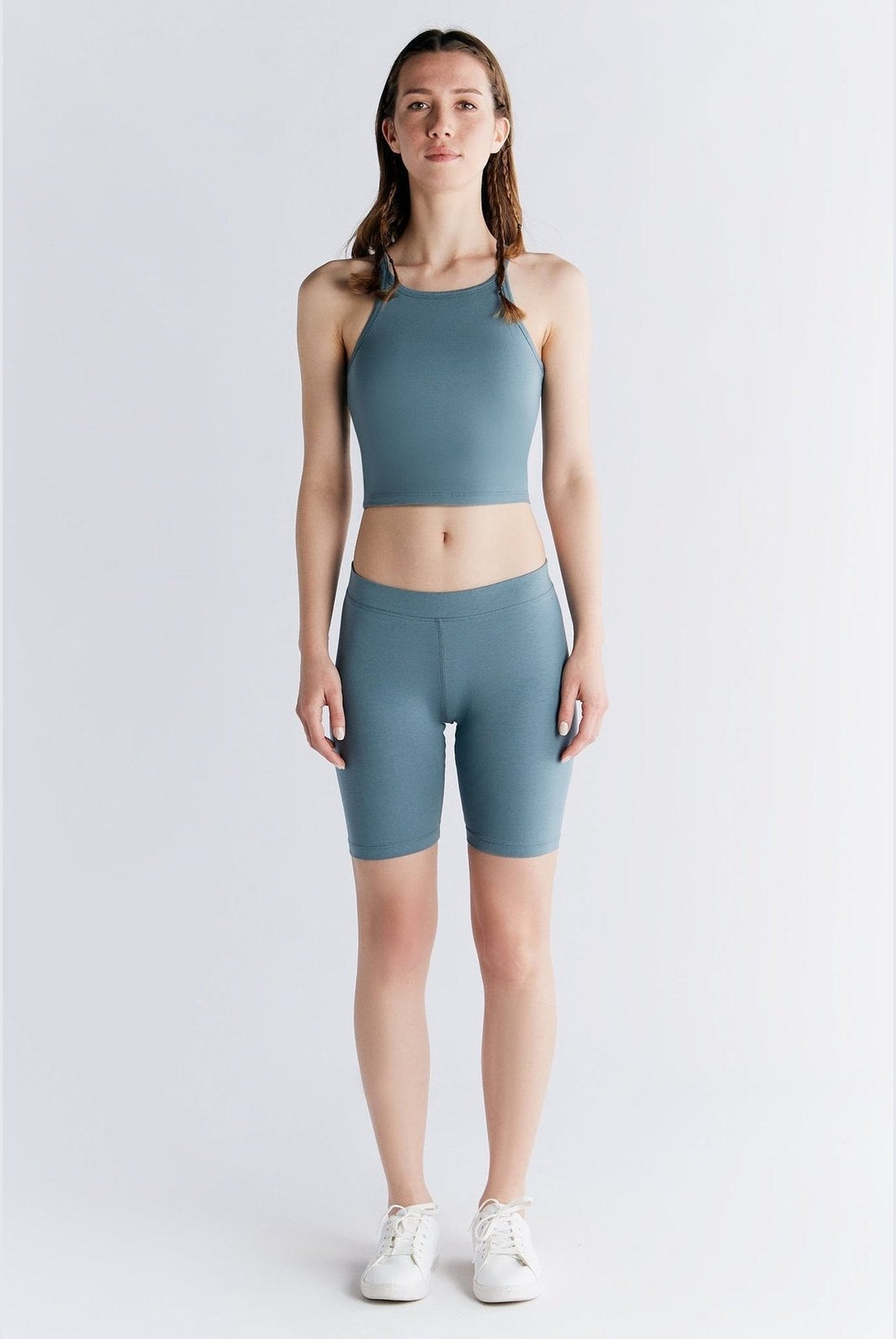 Bio-Baumwoll Top mit Bustier - Evermind.eco