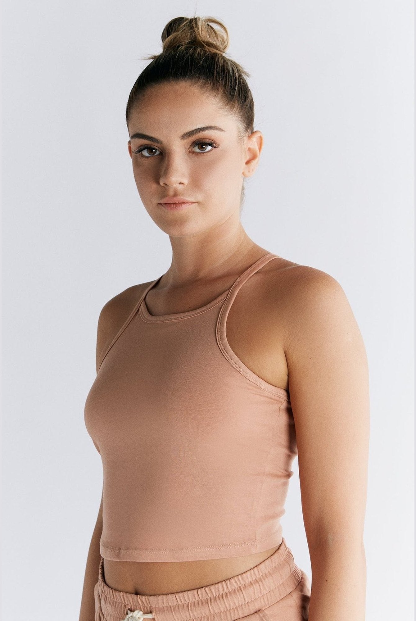 Bio-Baumwoll Top mit Bustier - Evermind.eco