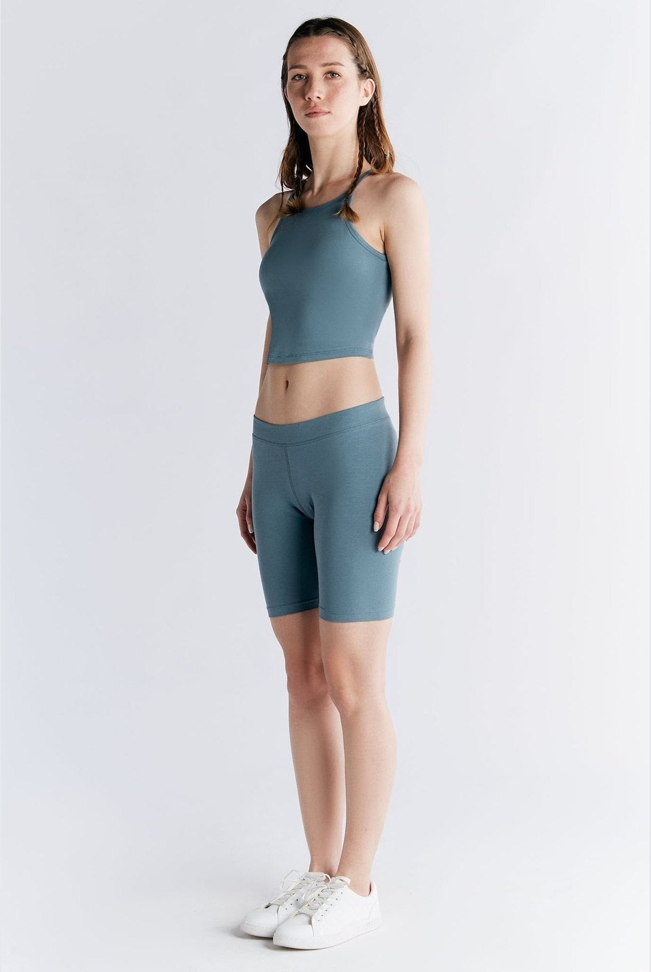 Bio-Baumwoll Top mit Bustier - Evermind.eco