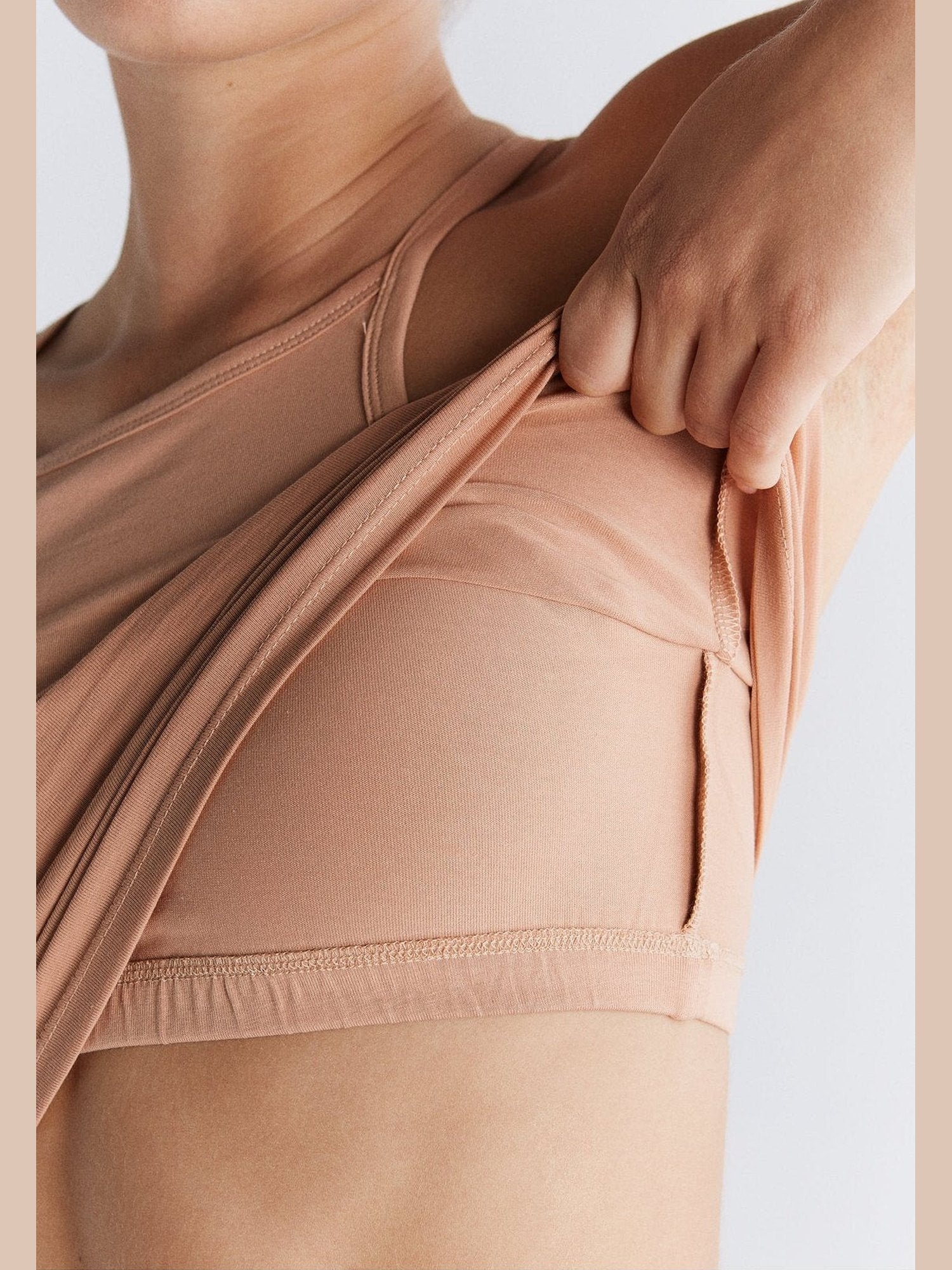 Bio-Baumwoll Top mit Bustier - Evermind.eco