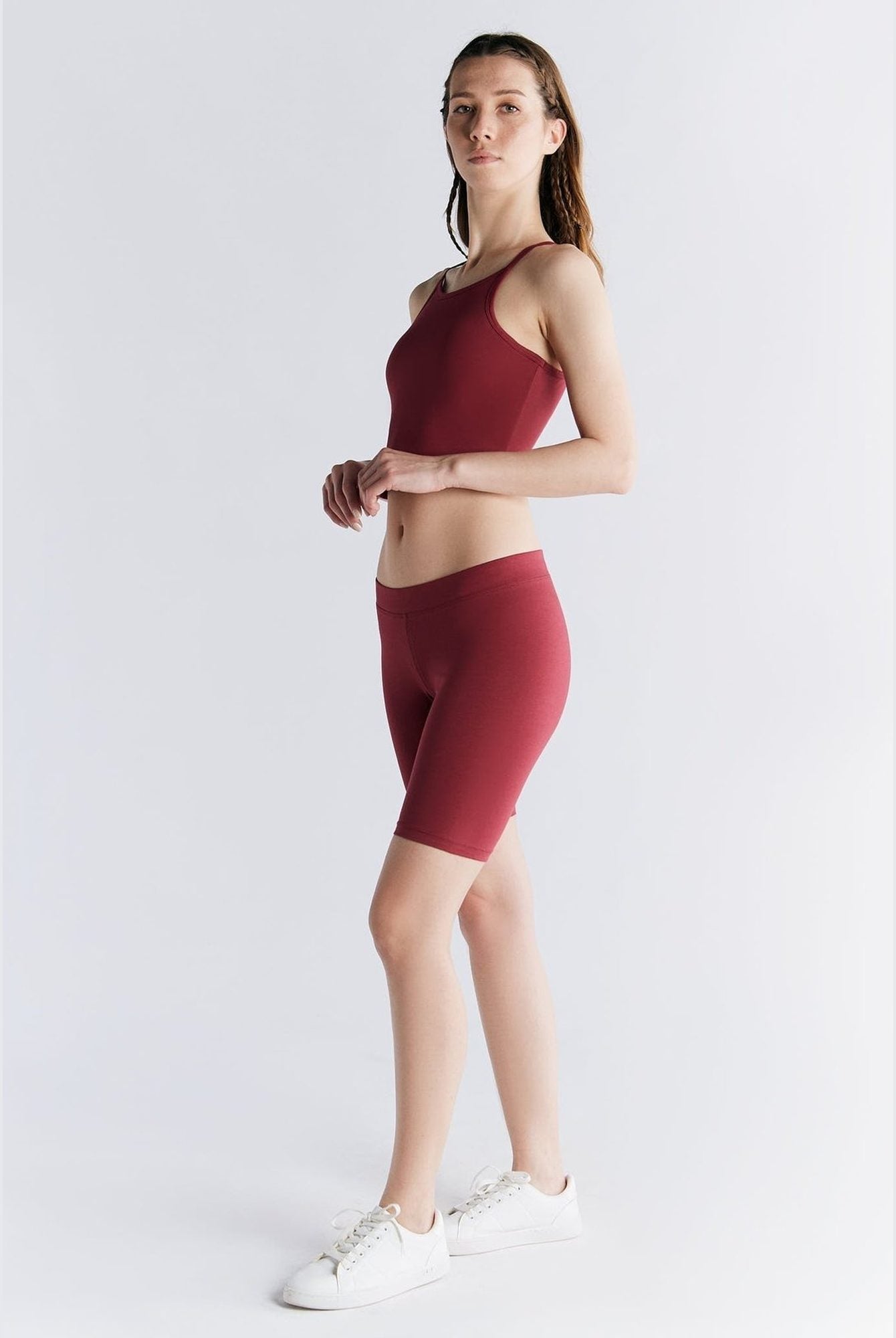 Bio-Baumwoll Top mit Bustier - Evermind.eco