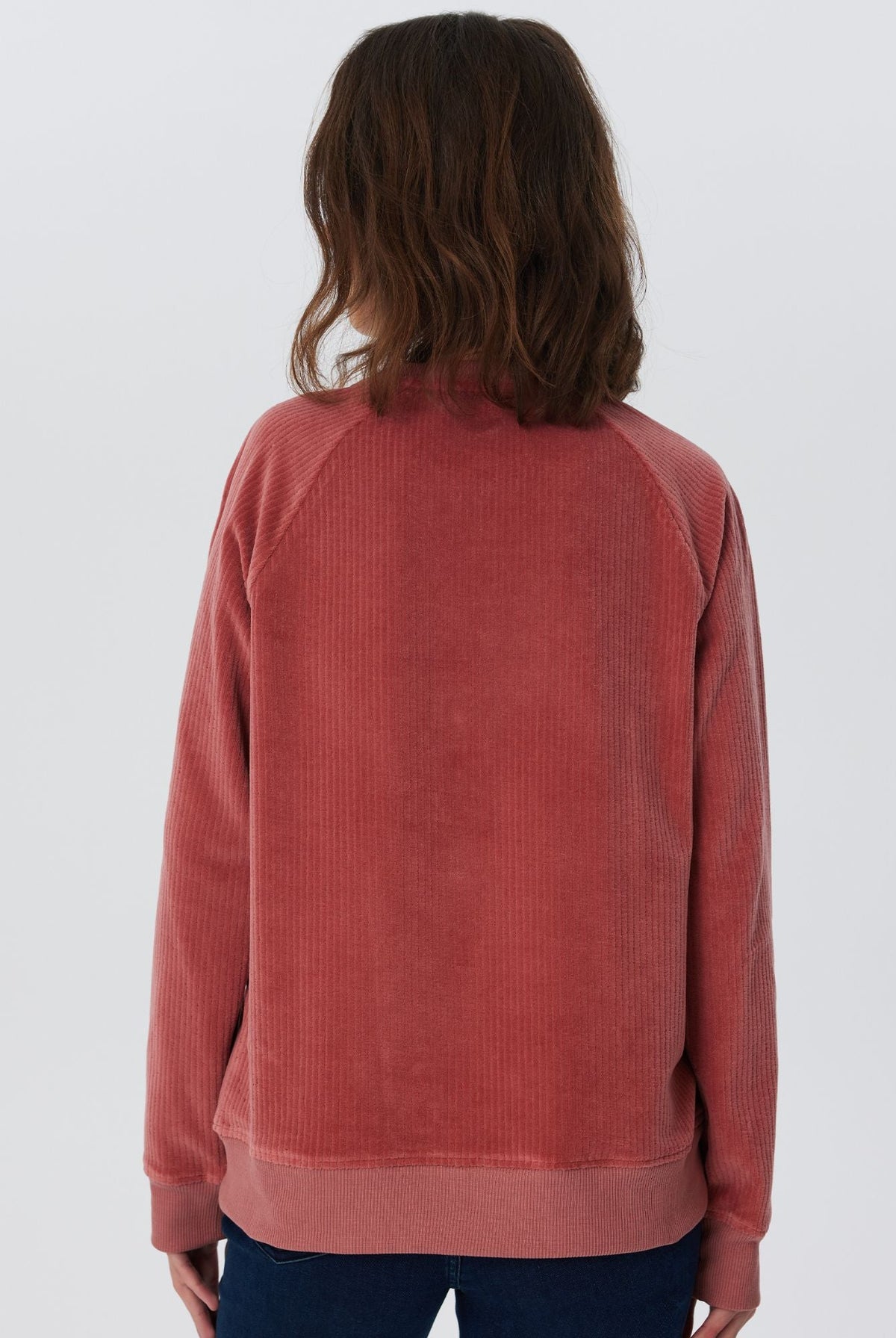 Damen Bio-Baumwoll Nicki-Cord Sweatshirt - Evermind.eco