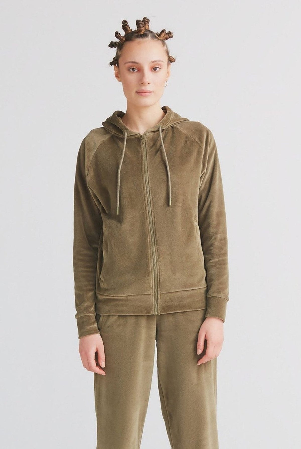 Damen Bio-Baumwoll Nickijacke - Evermind.eco