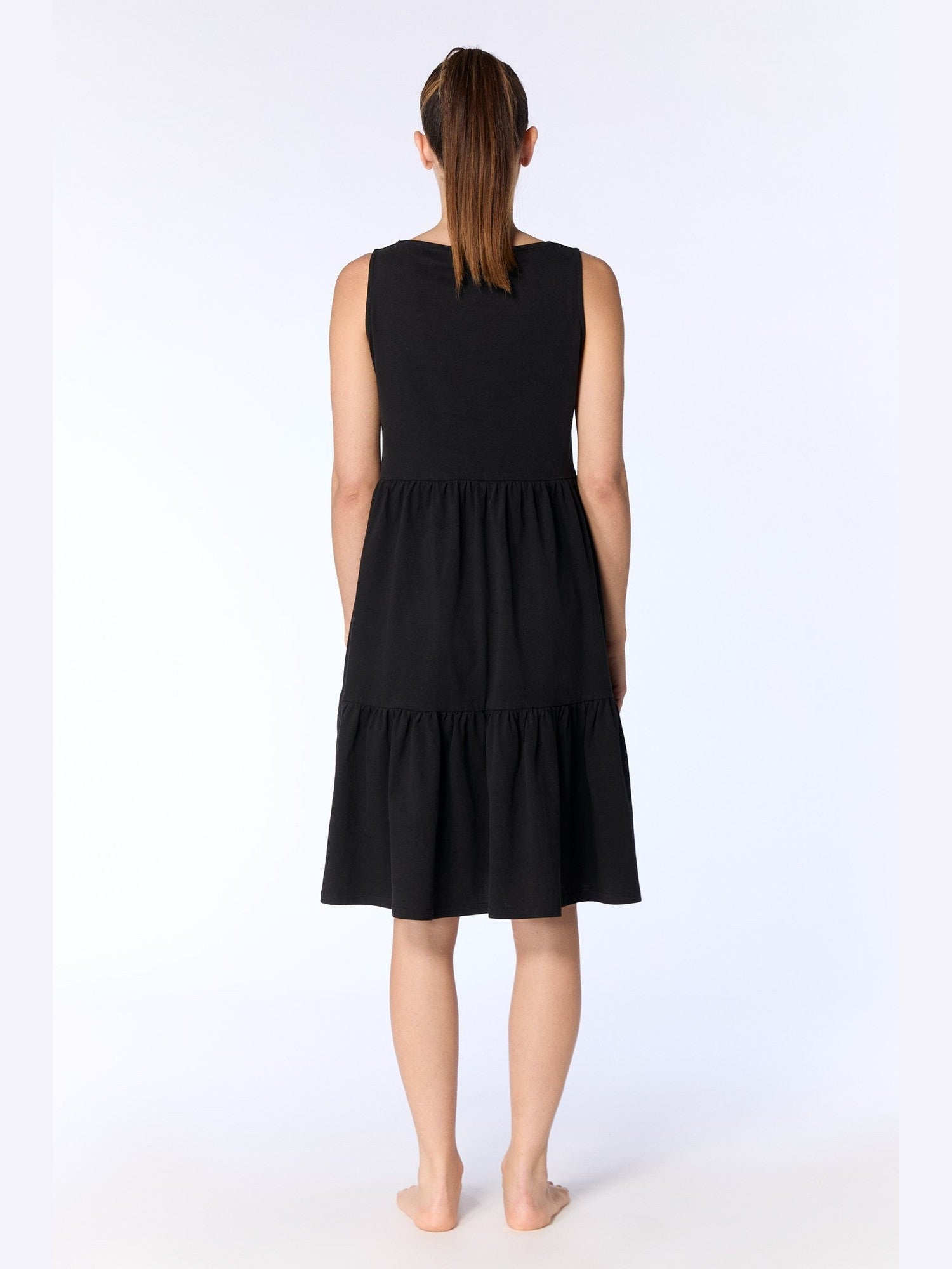 Damen Bio-Baumwoll-Volant-Sommerkleid - Evermind.eco