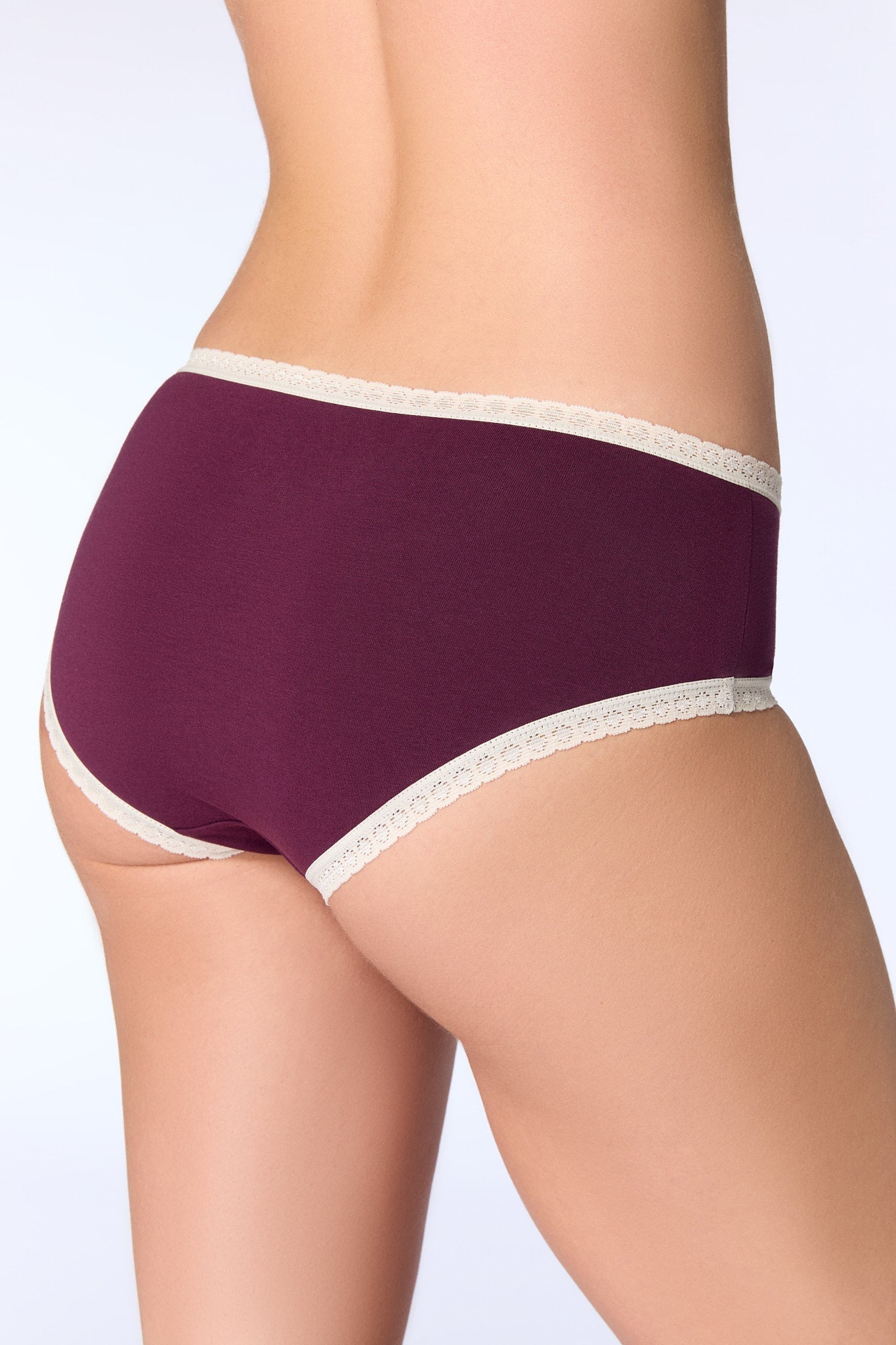 Damen Hipster mit Spitze (2er-Pack) - Evermind.eco