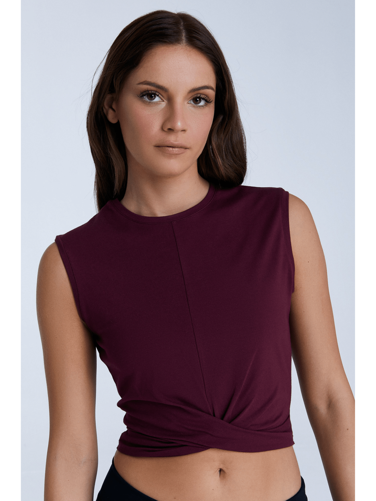 Damen Twist Tanktop aus Bio-Baumwolle - Evermind.eco