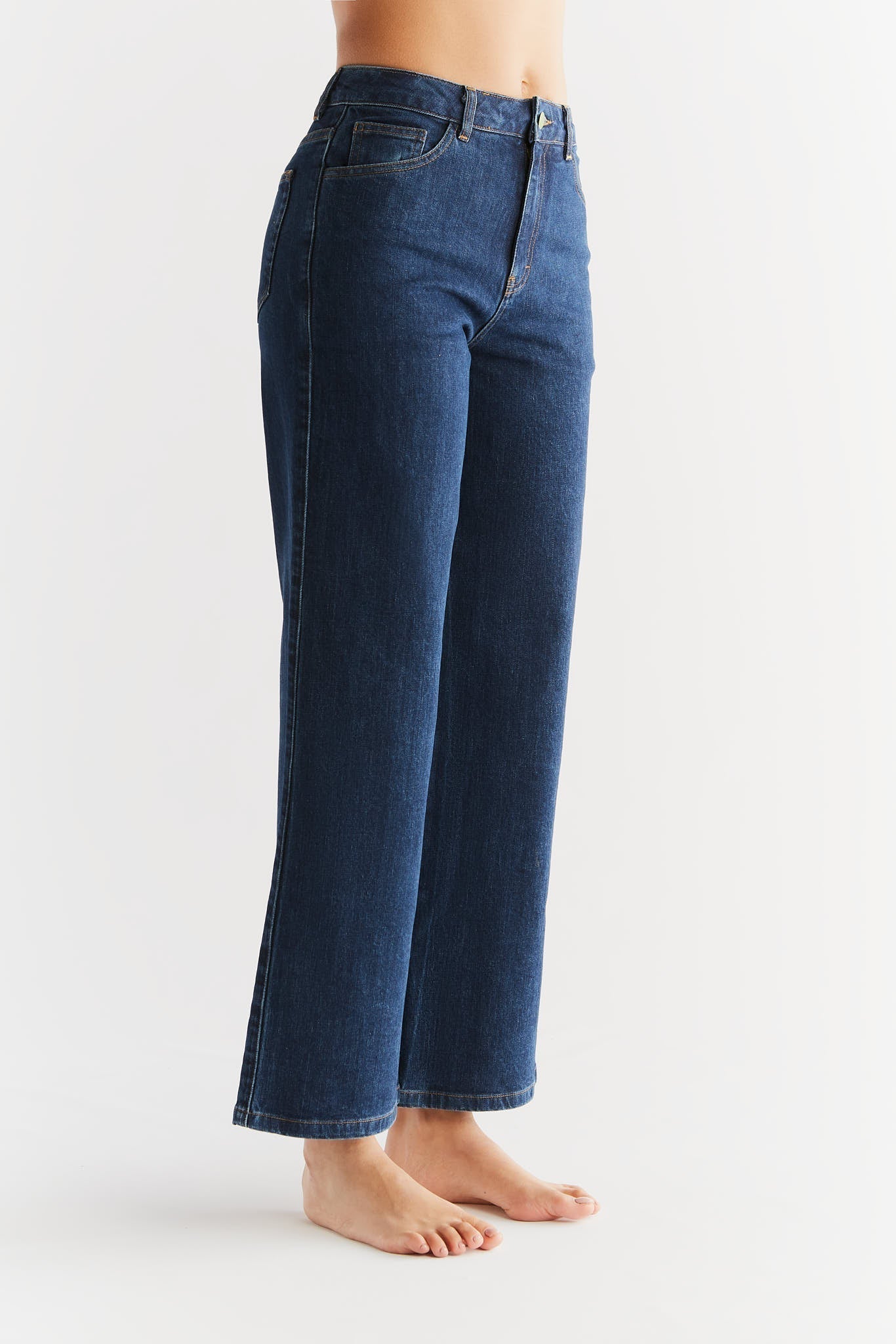 Damen Wide Leg Jeans aus Bio-Baumwolle - Evermind.eco