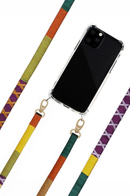 Handgemacht BioStyle Handy- & Taschengurt – Farbenfrohe Eleganz - Evermind.eco